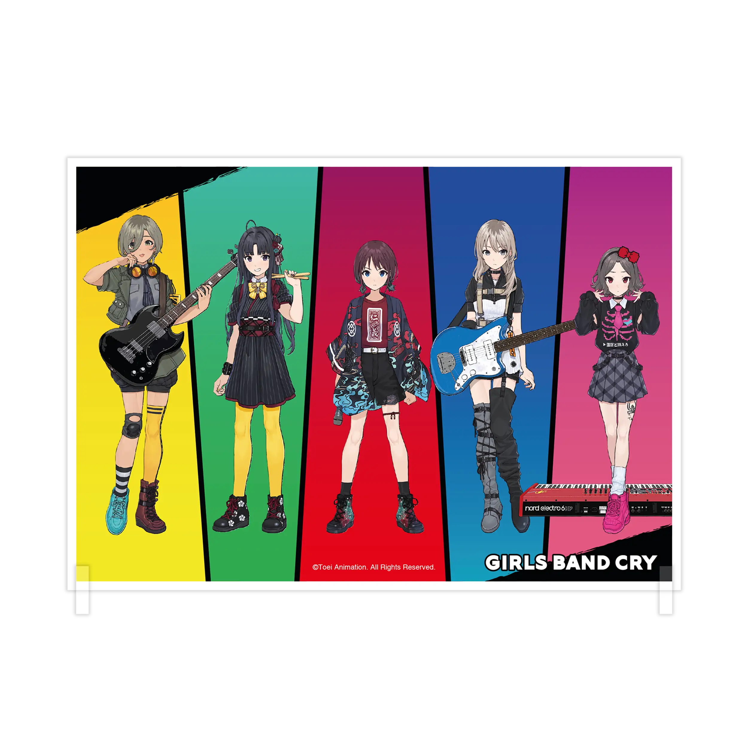 Girls Band Cry - Acrylplatte Togenashi Togeari