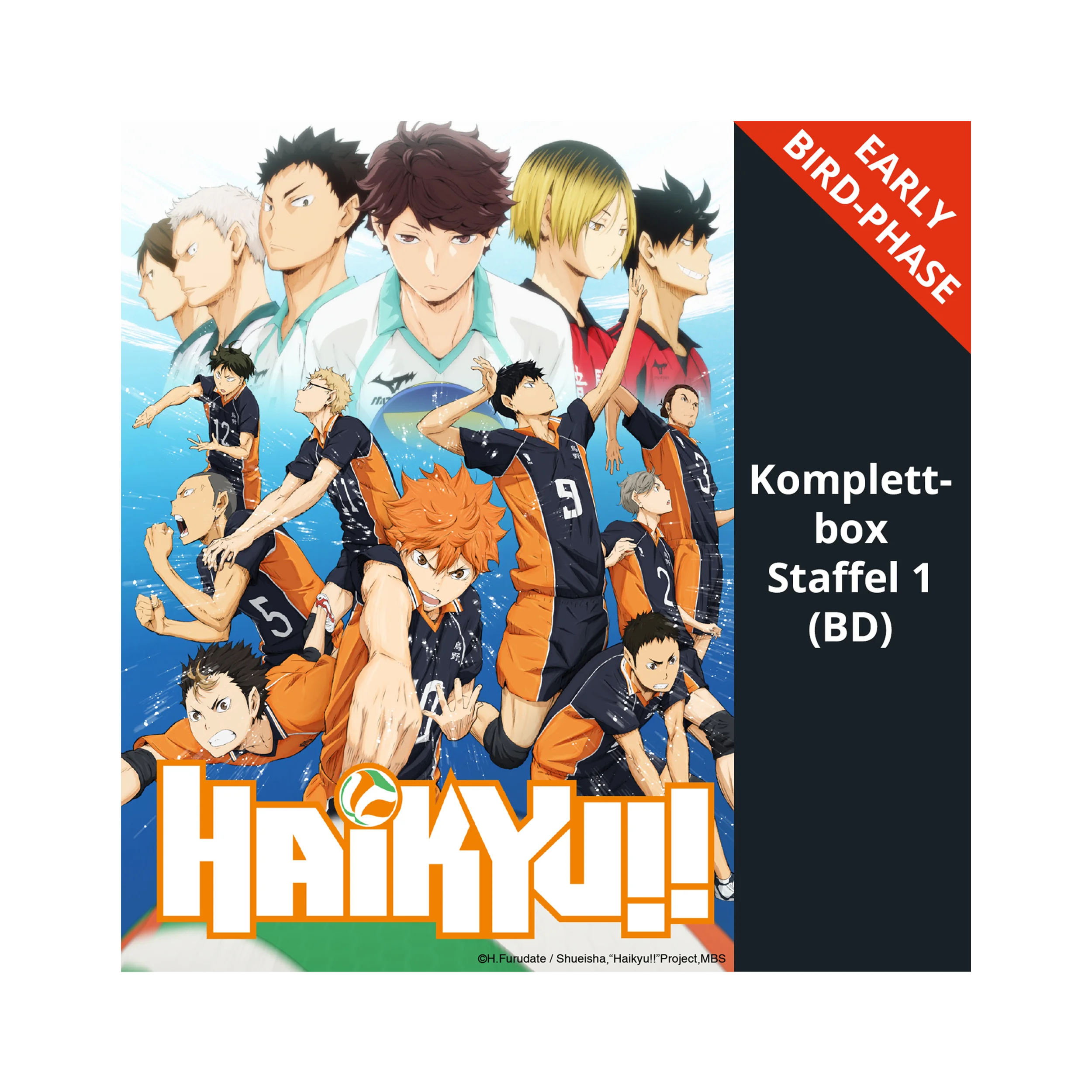 Haikyu!! Staffel 1 - Komplettbox (Blu-ray) -EARLY BIRD-