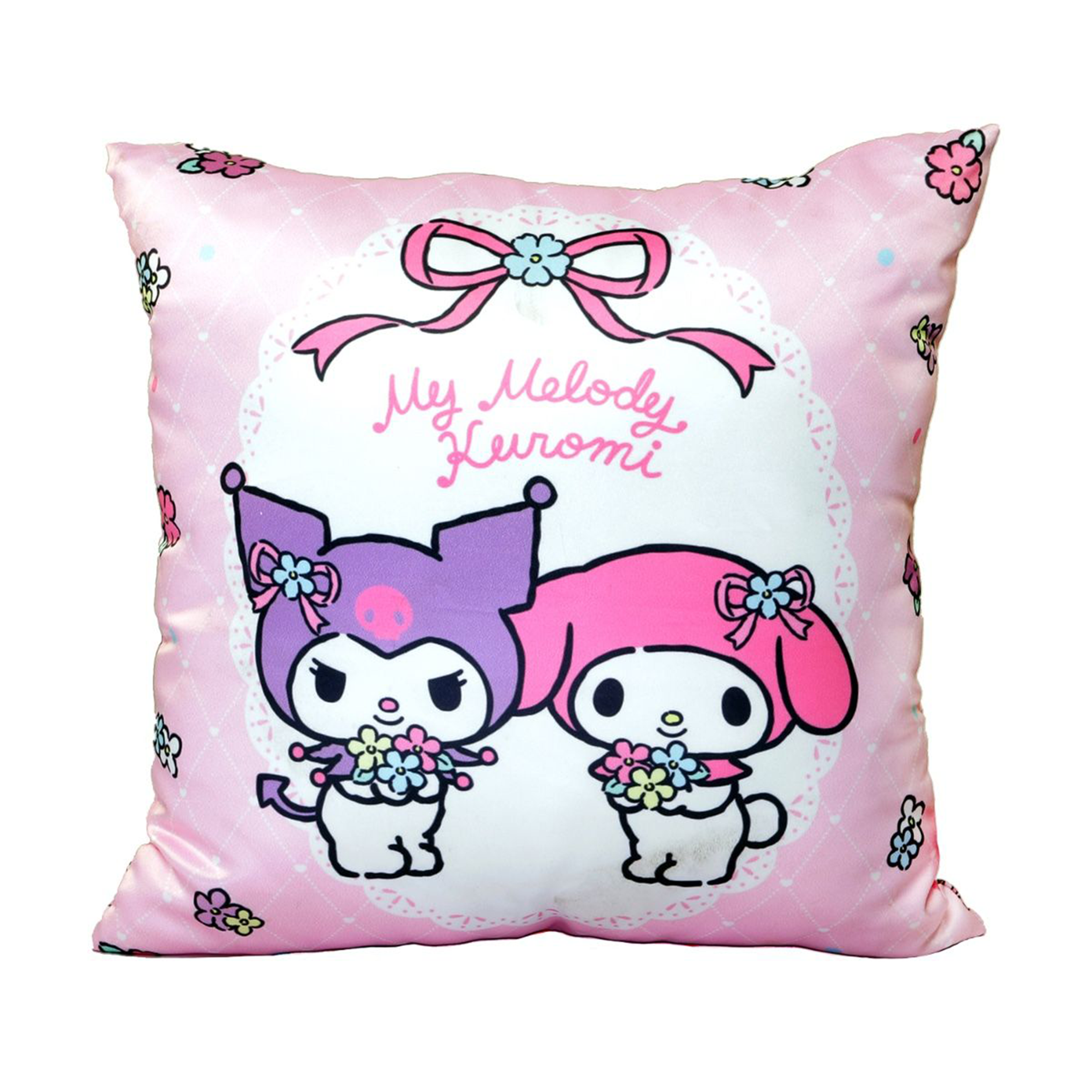 Hello Kitty & Friends - Pastel Flower - Kissen (35x35cm)