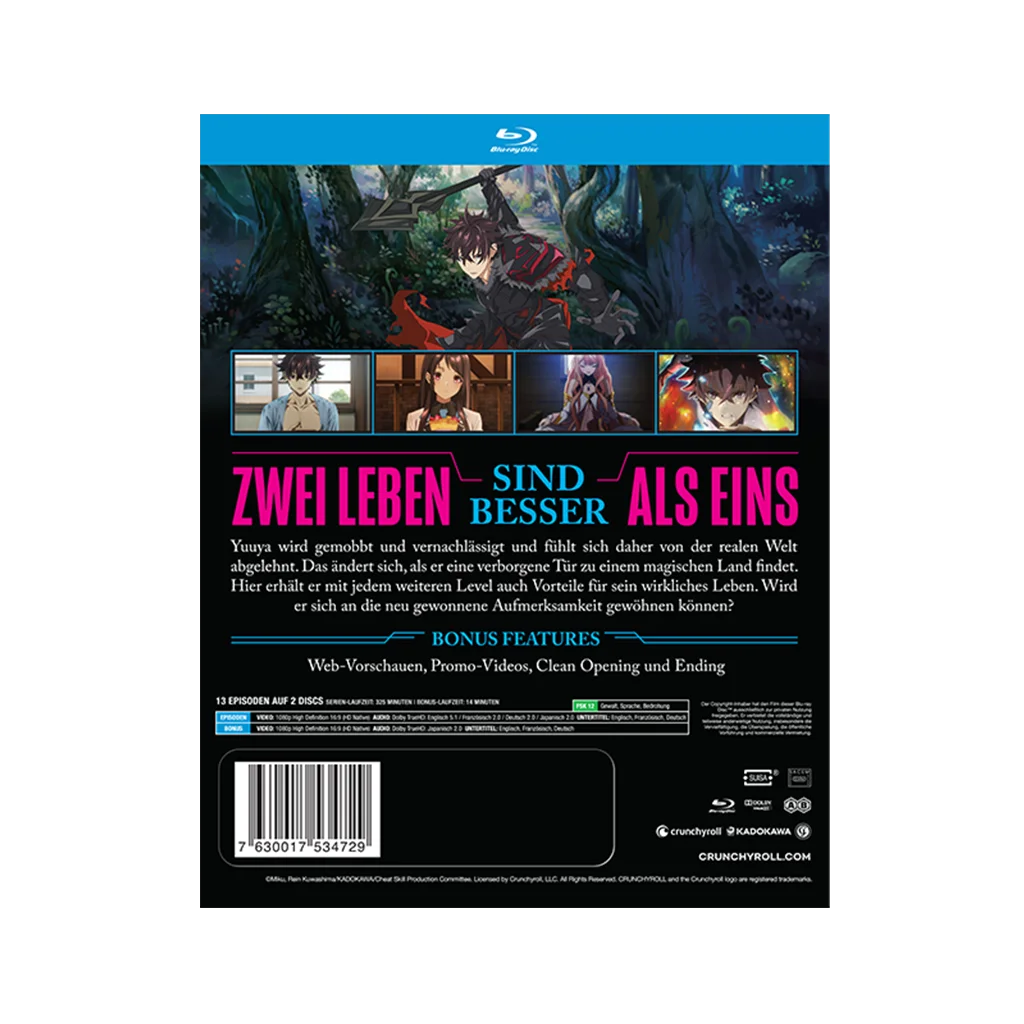 I Got a Cheat Skill in Another World and Became Unrivaled in The Real World Too - Gesamtausgabe (Blu-ray)