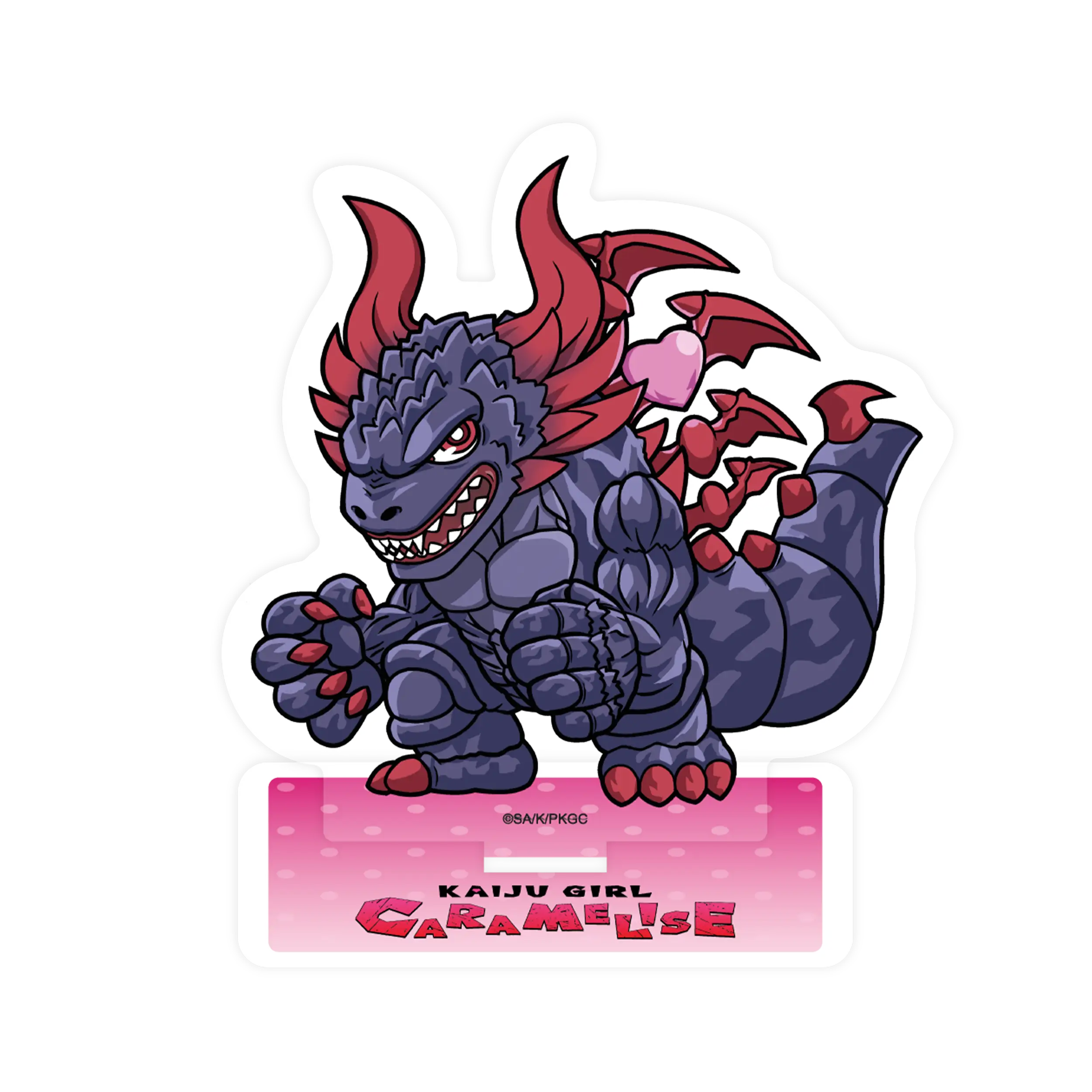 Kaiju Girl Caramelise - Acrylaufsteller Harugon (Holo-Effekt)