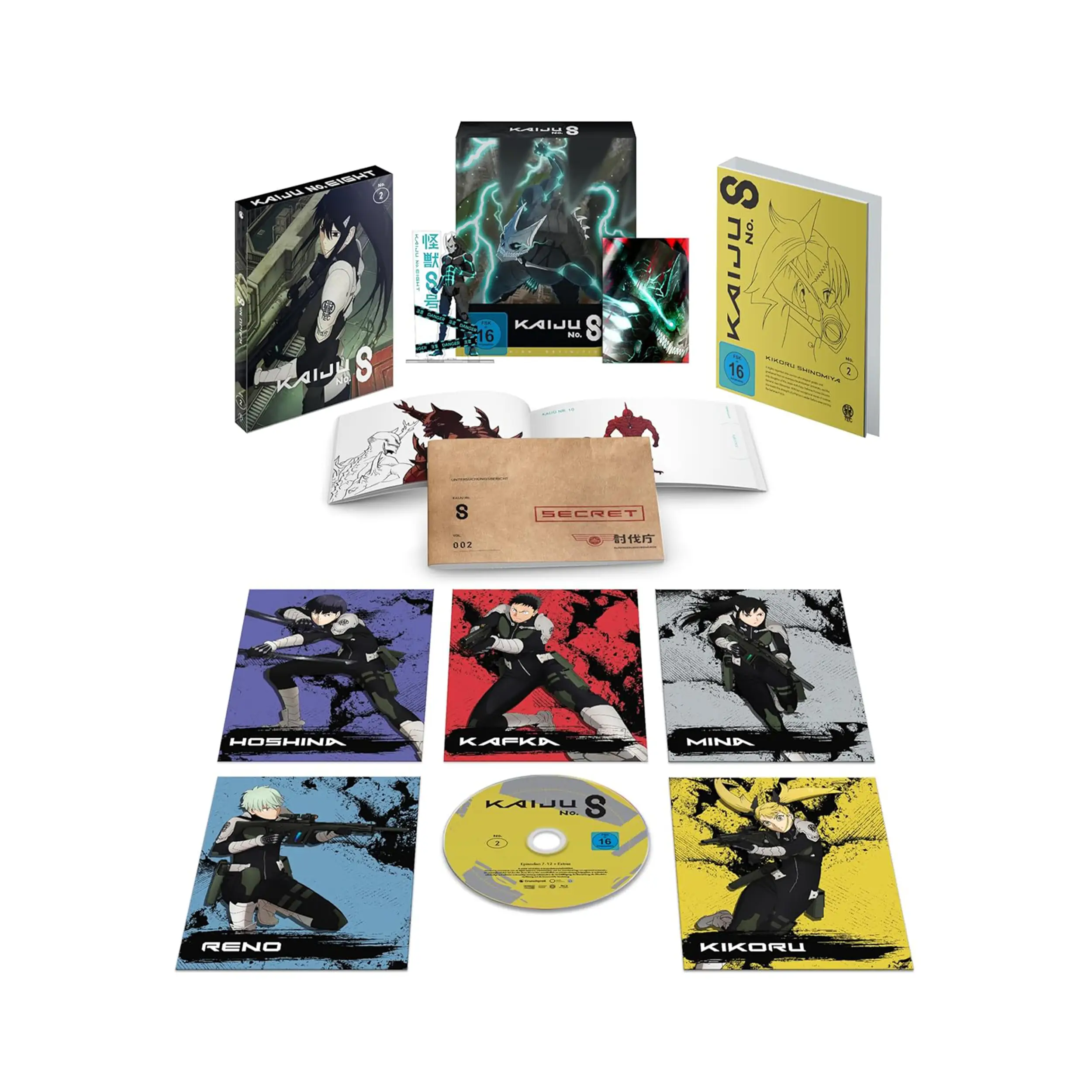 Kaiju No. 8 - Staffel 1 - Vol. 2 - Limited Edition mit Sammelschuber (Blu-ray)