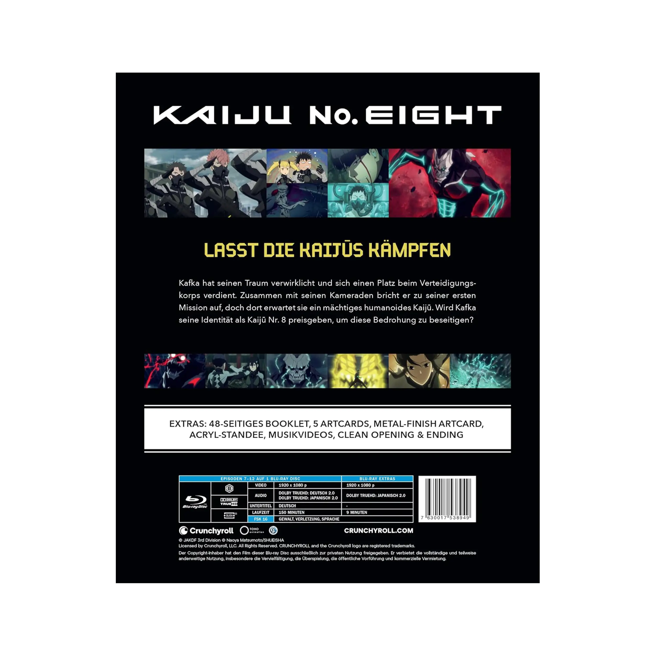 Kaiju No. 8 - Staffel 1 - Vol. 2 - Limited Edition mit Sammelschuber (Blu-ray)