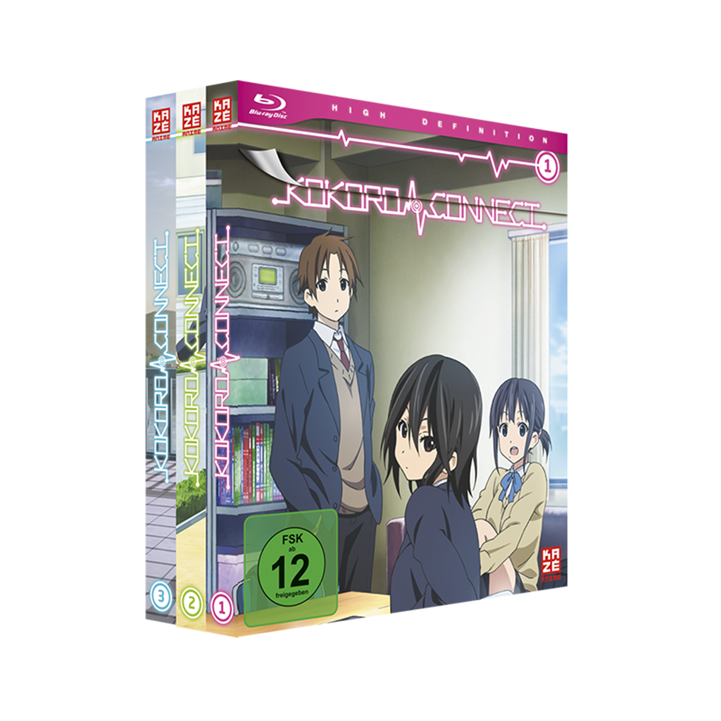 Kokoro Connect - Gesamtausgabe - Bundle mit Vol. 1-3 (Blu-ray)