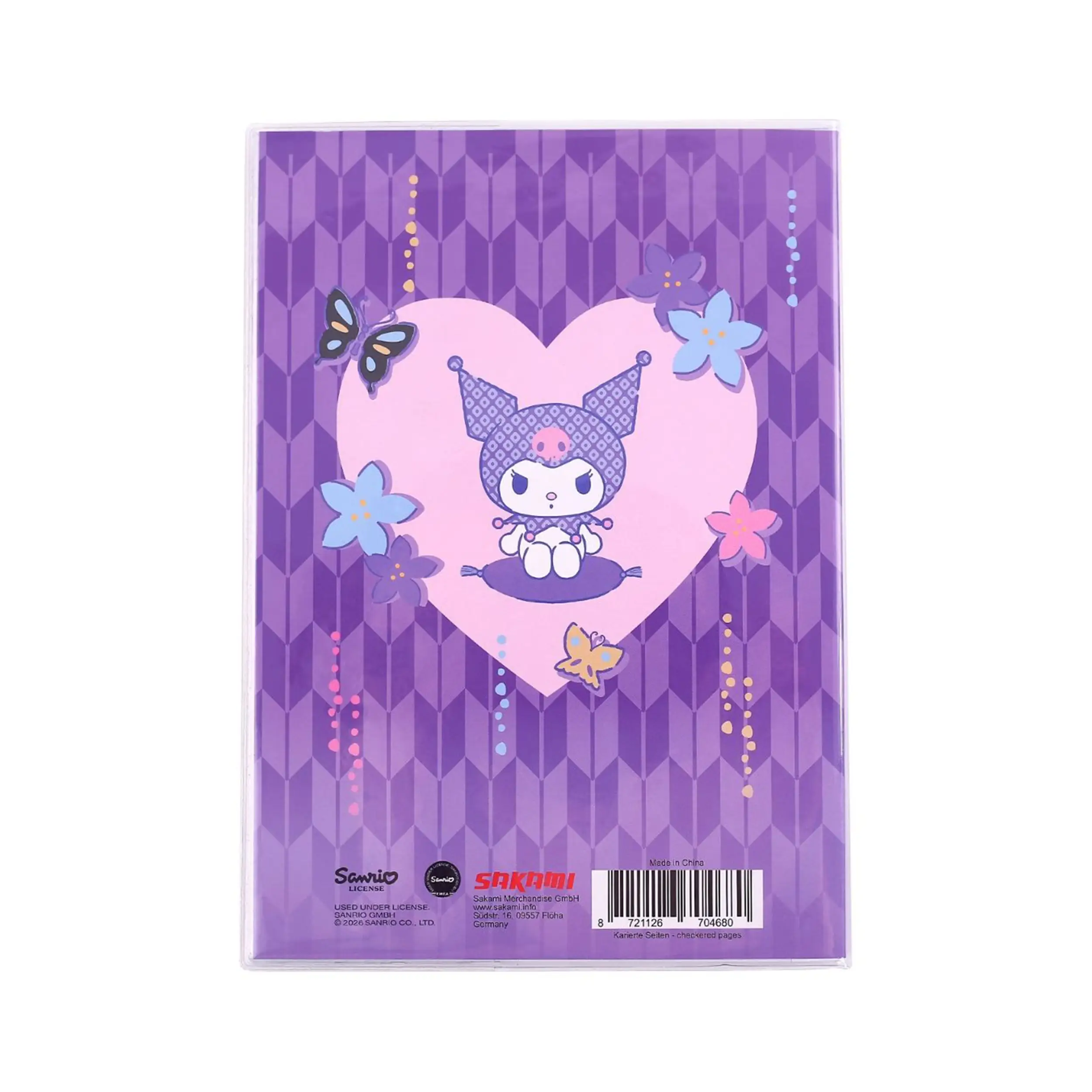 Kuromi - Softcover-Notizbuch (mit Holo-Effekt) - Japanese - (DIN A5)