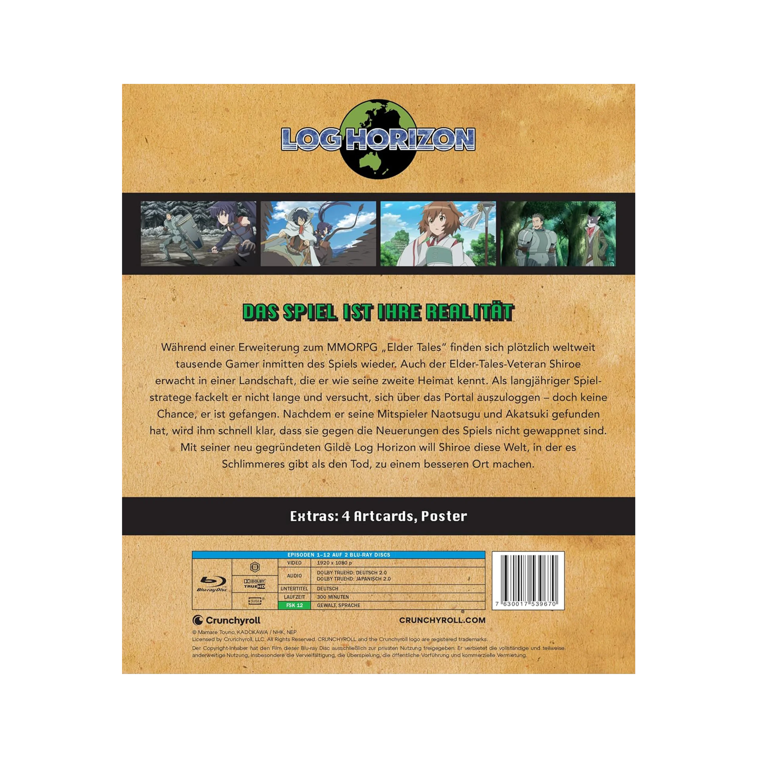 Log Horizon - Staffel 1 - Vol. 1 (Blu-ray)