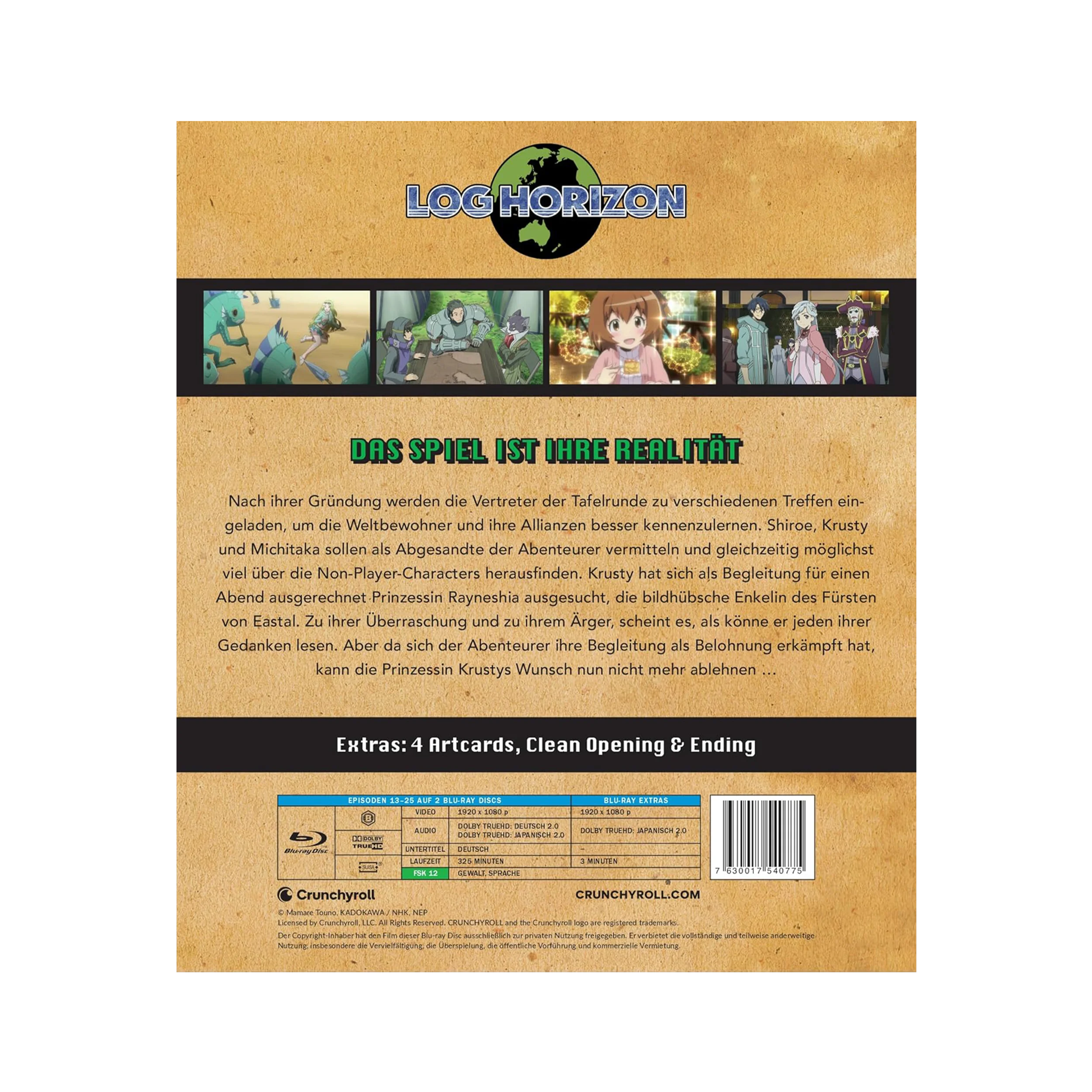 Log Horizon - Staffel 1 - Vol. 2 (Blu-ray)