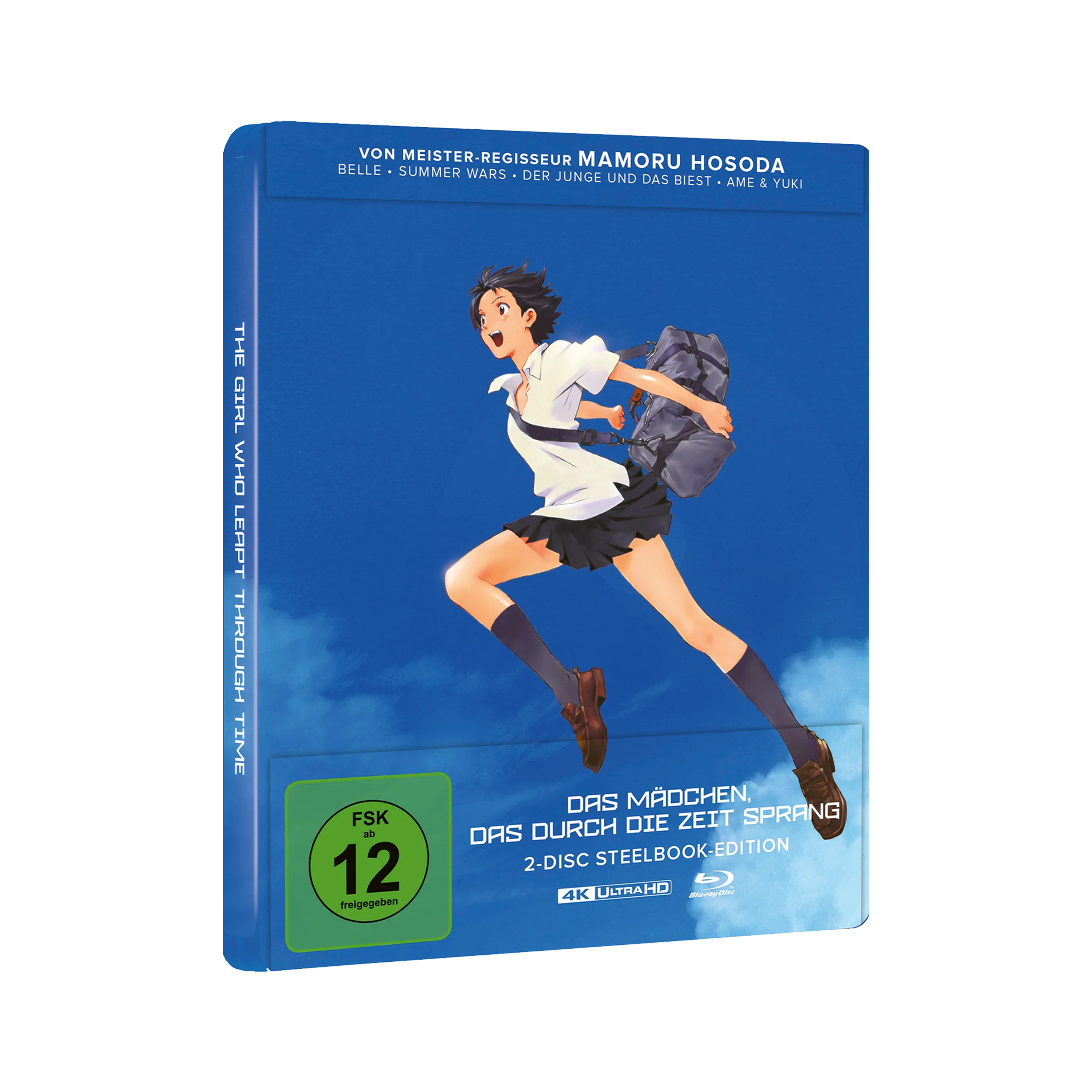 Steelbook-Edition von Das Mädchen das durch die Zeit sprang auf 4K-UHD Blu-ray