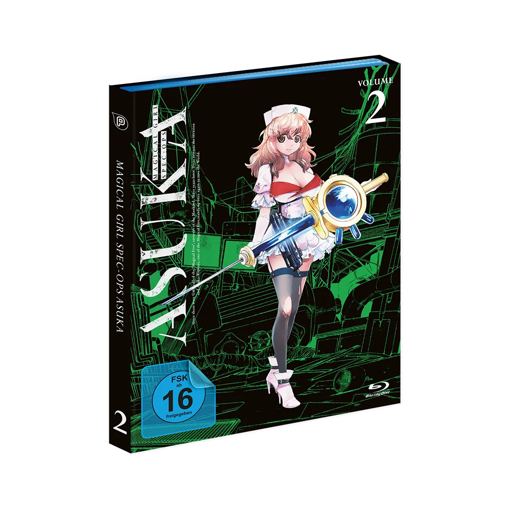 Anime-Blu-ray Magical Girl Spec-Ops Asuka Vol. 2 mit Krankenschwester Asuka