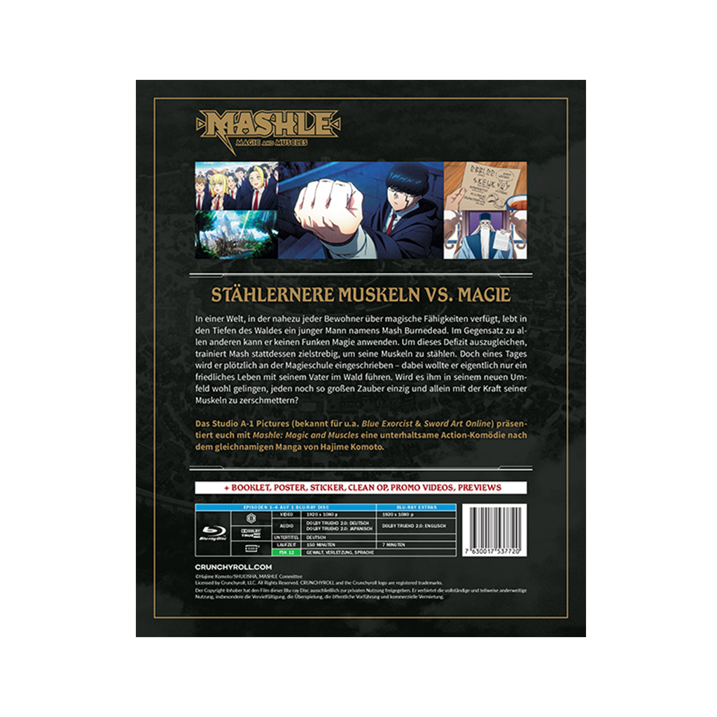Mashle: Magic and Muscles - Staffel 1 - Part 1 mit Sammelschuber (Blu-ray)