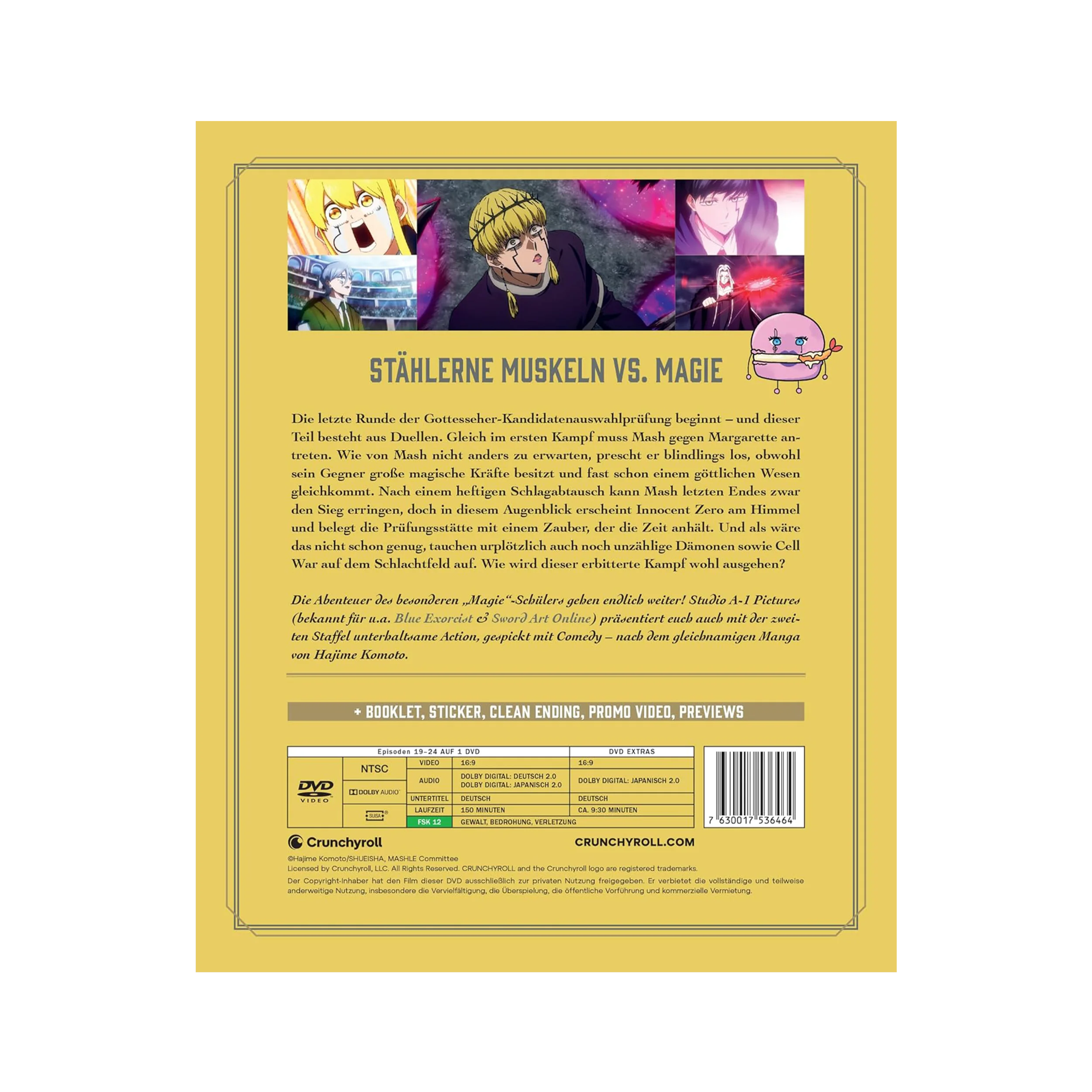 Mashle: Magic and Muscles - The Divine Visionary Candidate Exam - Staffel 2 - Part 2 (DVD)