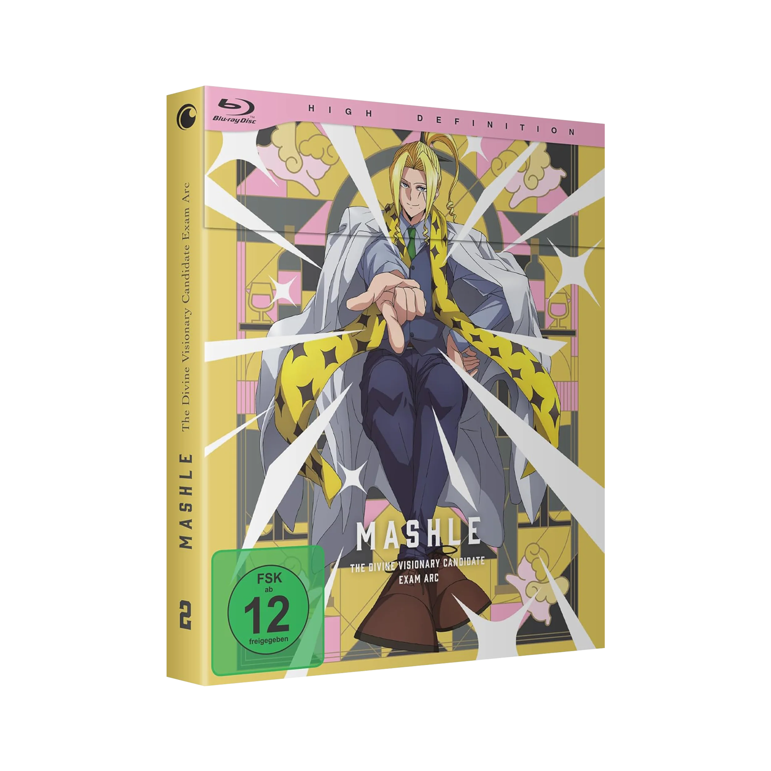 Hochauflösende Blu-ray von Mashle The Demon Detective Staffel 2, Part 2 mit farbenfrohem Design