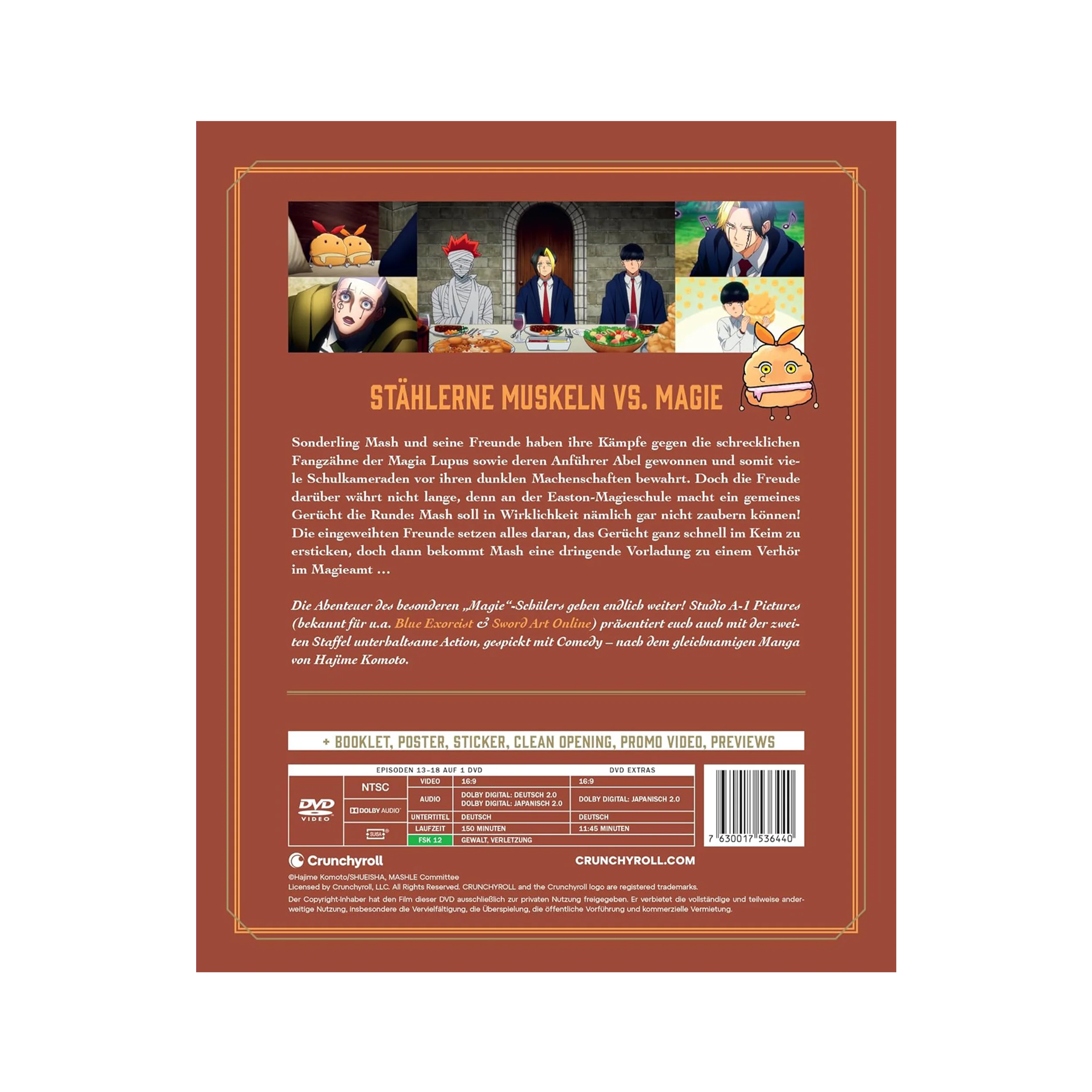 Mashle: Magic and Muscles - The Divine Visionary Candidate Exam - Staffel 2 - Part 1 mit Sammelschuber (DVD)