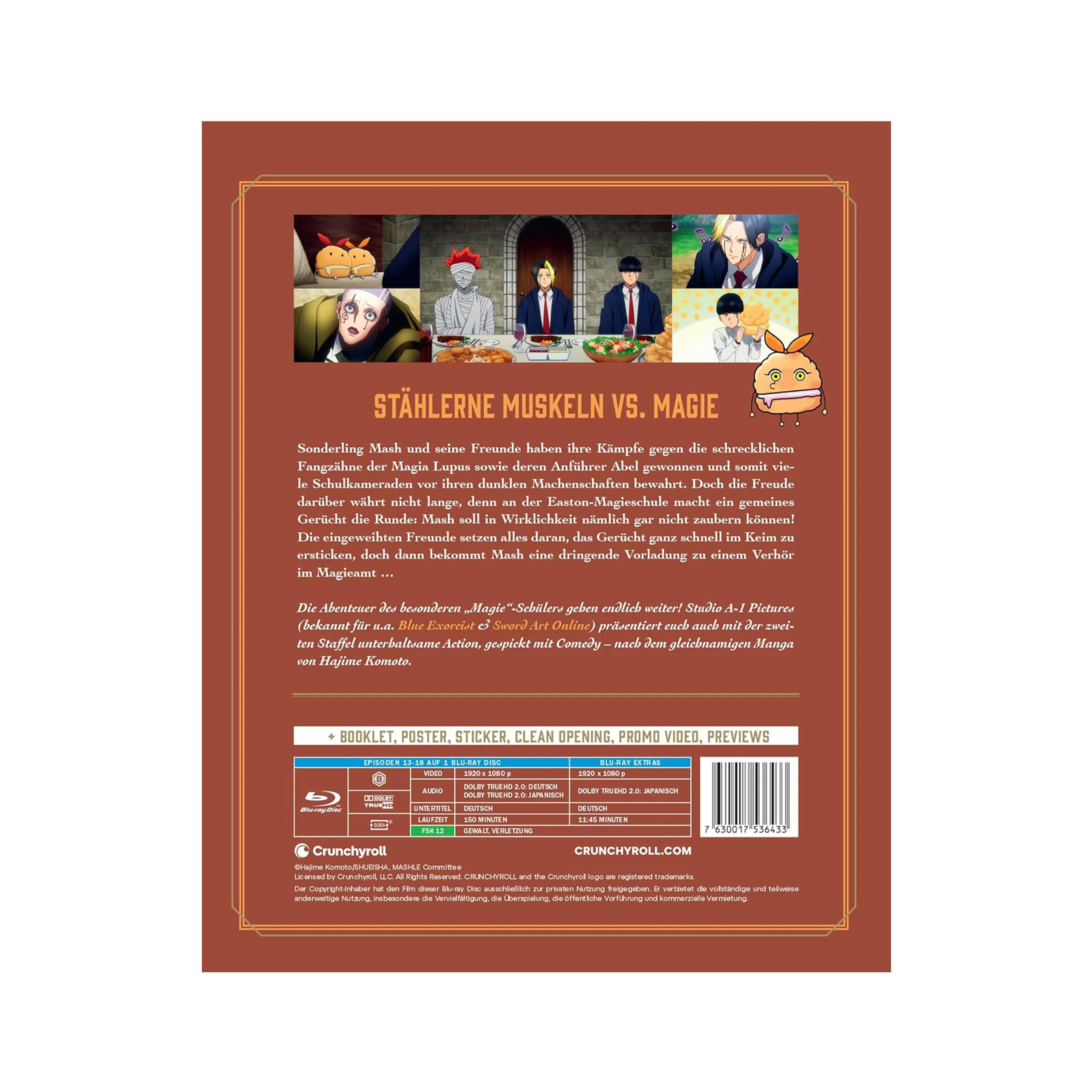 Mashle: Magic and Muscles - The Divine Visionary Candidate Exam - Staffel 2 - Part 1 mit Sammelschuber (Blu-ray)