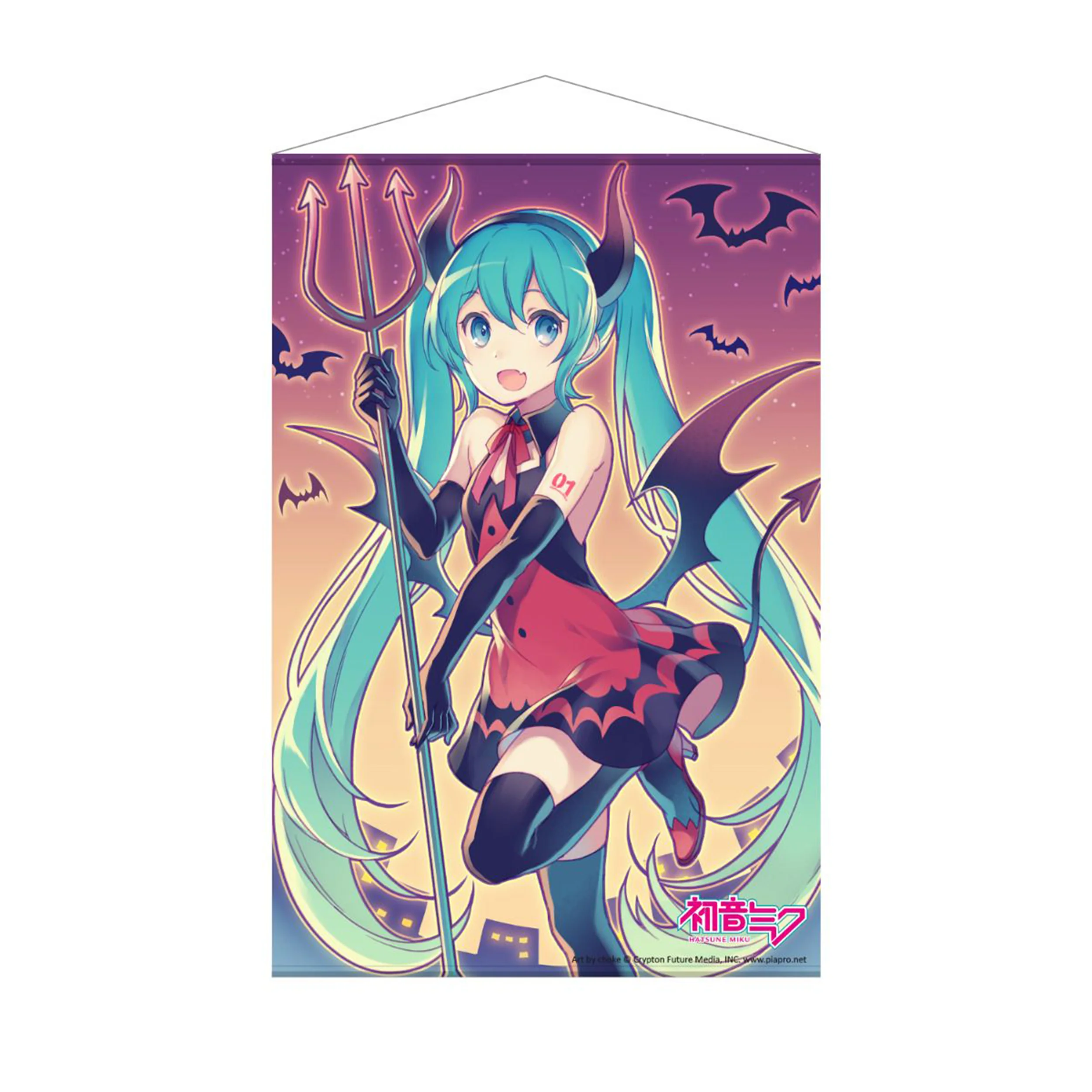 Miku Hatsune Wallscroll 2 - Halloween Devil - Wallscroll