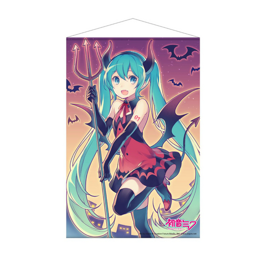 Miku Hatsune Wallscroll 2 - Halloween Devil - Wallscroll