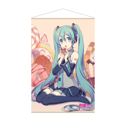 Miku Hatsune Wallscroll 3 - Cupcake - Wallscroll