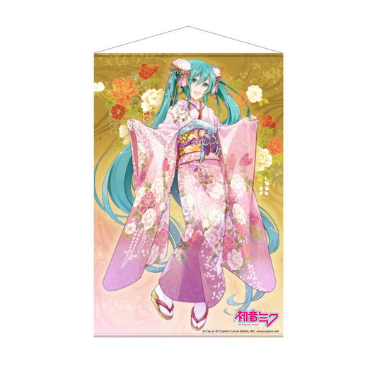 Miku Hatsune Wallscroll 5 - Kimono - Wallscroll