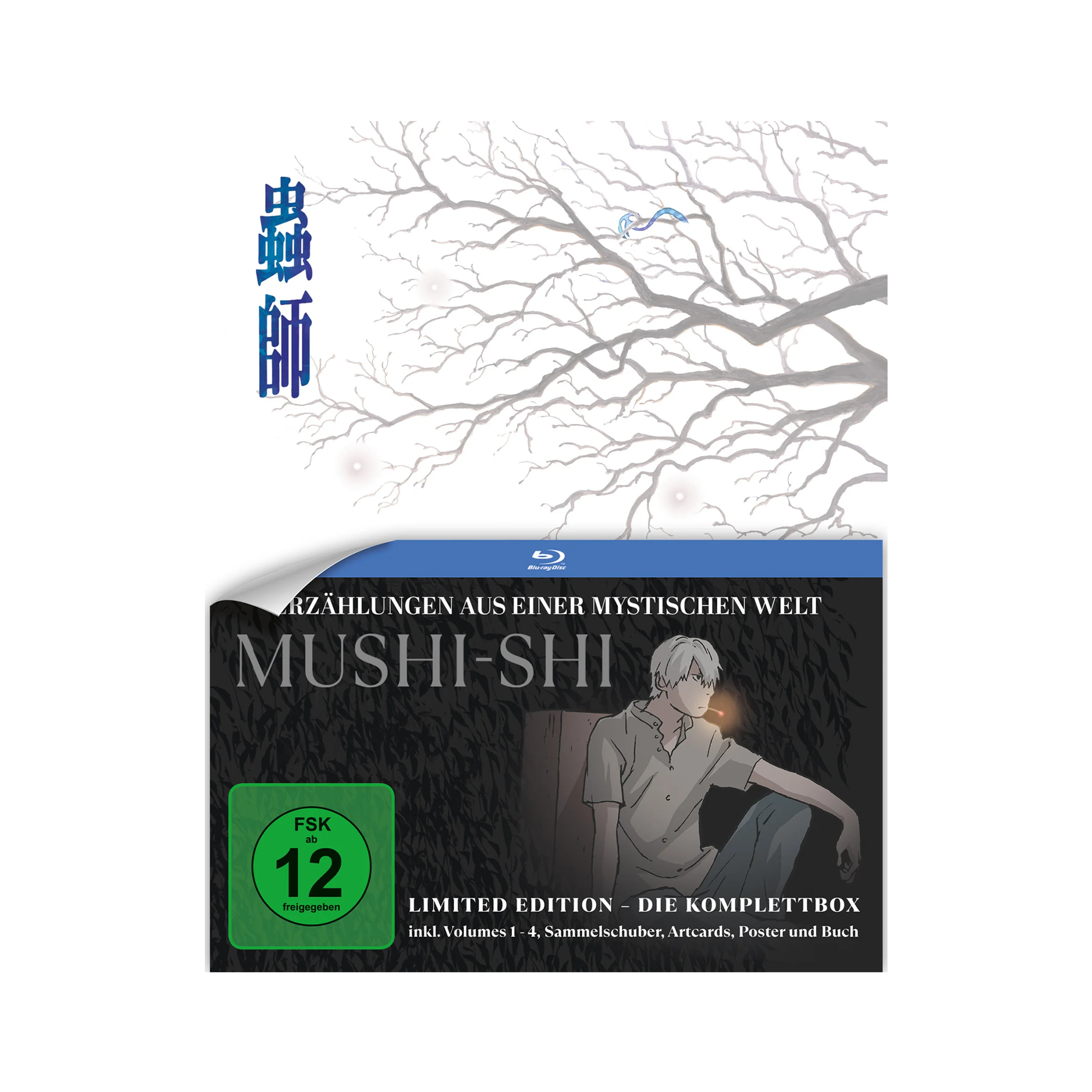 Limitierte Mushi-Shi Blu-ray-Box mit Volumes 1-4, Poster und Buch, Gesamtausgabe
