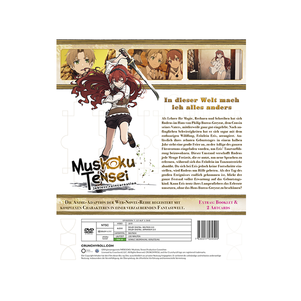 Mushoku Tensei: Jobless Reincarnation - Staffel 1 - Vol. 2 (DVD)