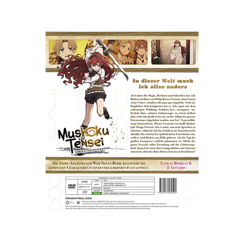 Mushoku Tensei: Jobless Reincarnation - Staffel 1 - Vol. 2 (DVD)