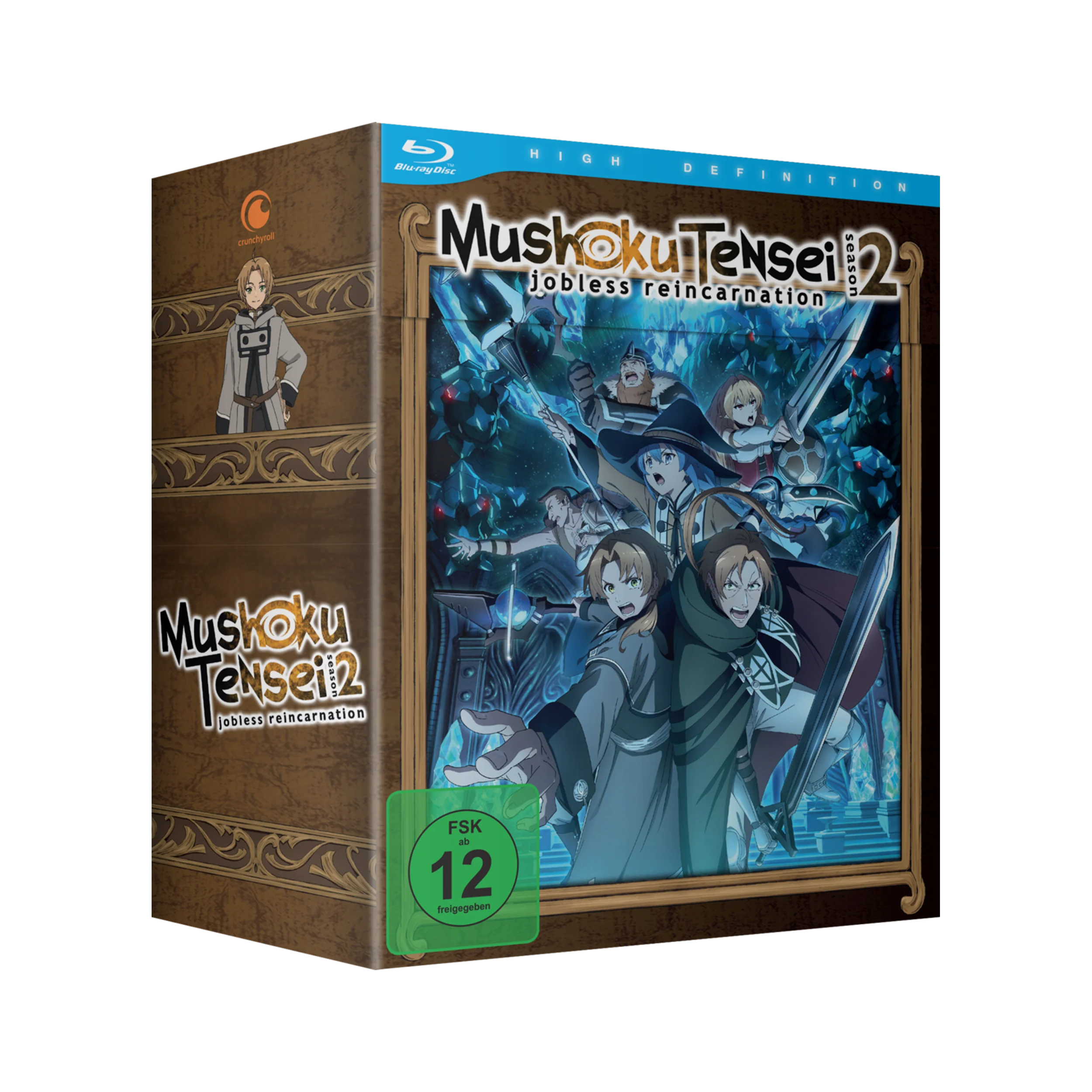 Mushoku Tensei Jobless Reincarnation Staffel 2 Blu-ray Set mit Sammelschuber