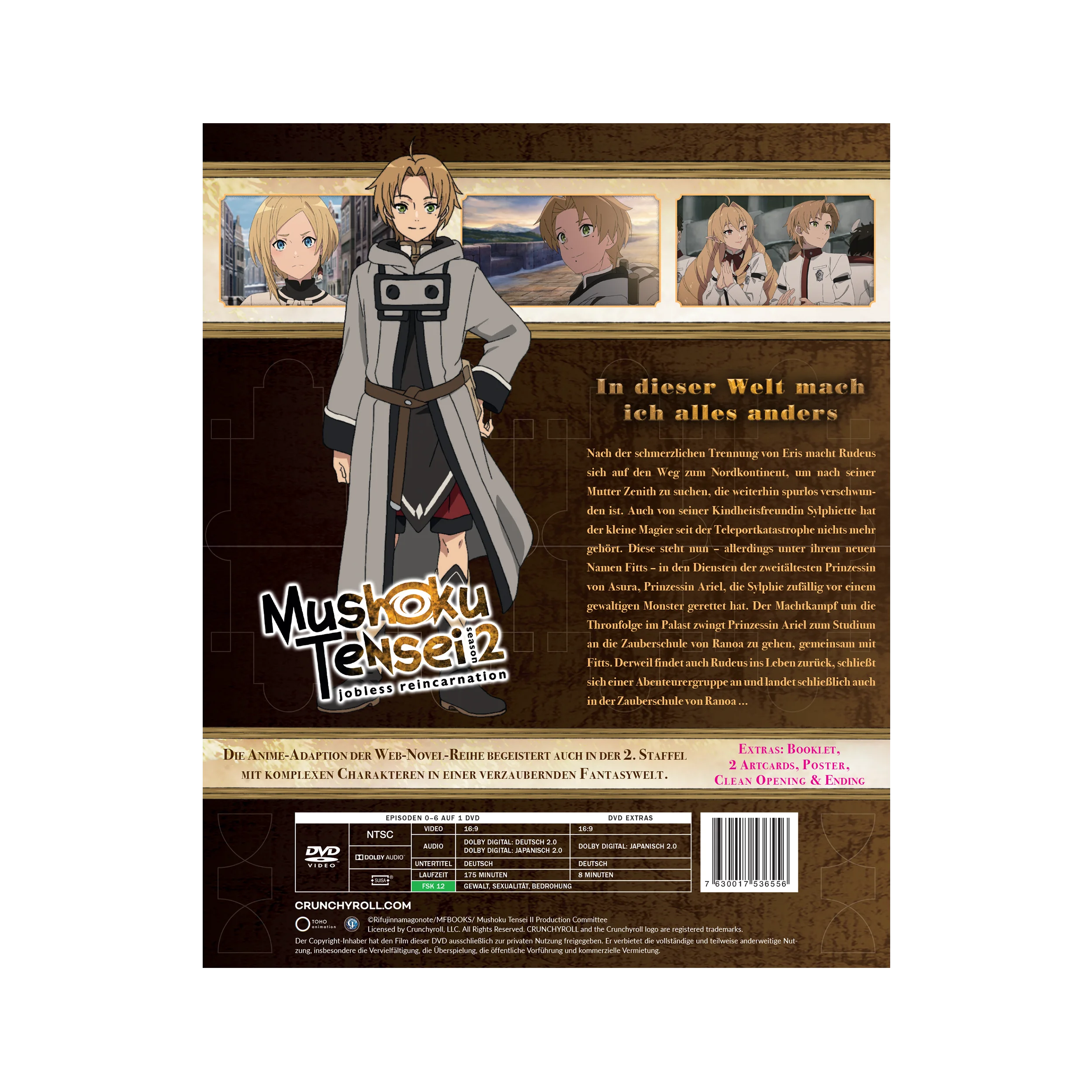 Mushoku Tensei: Jobless Reincarnation - Staffel 2 - Vol. 1 (DVD) - mit Sammelschuber