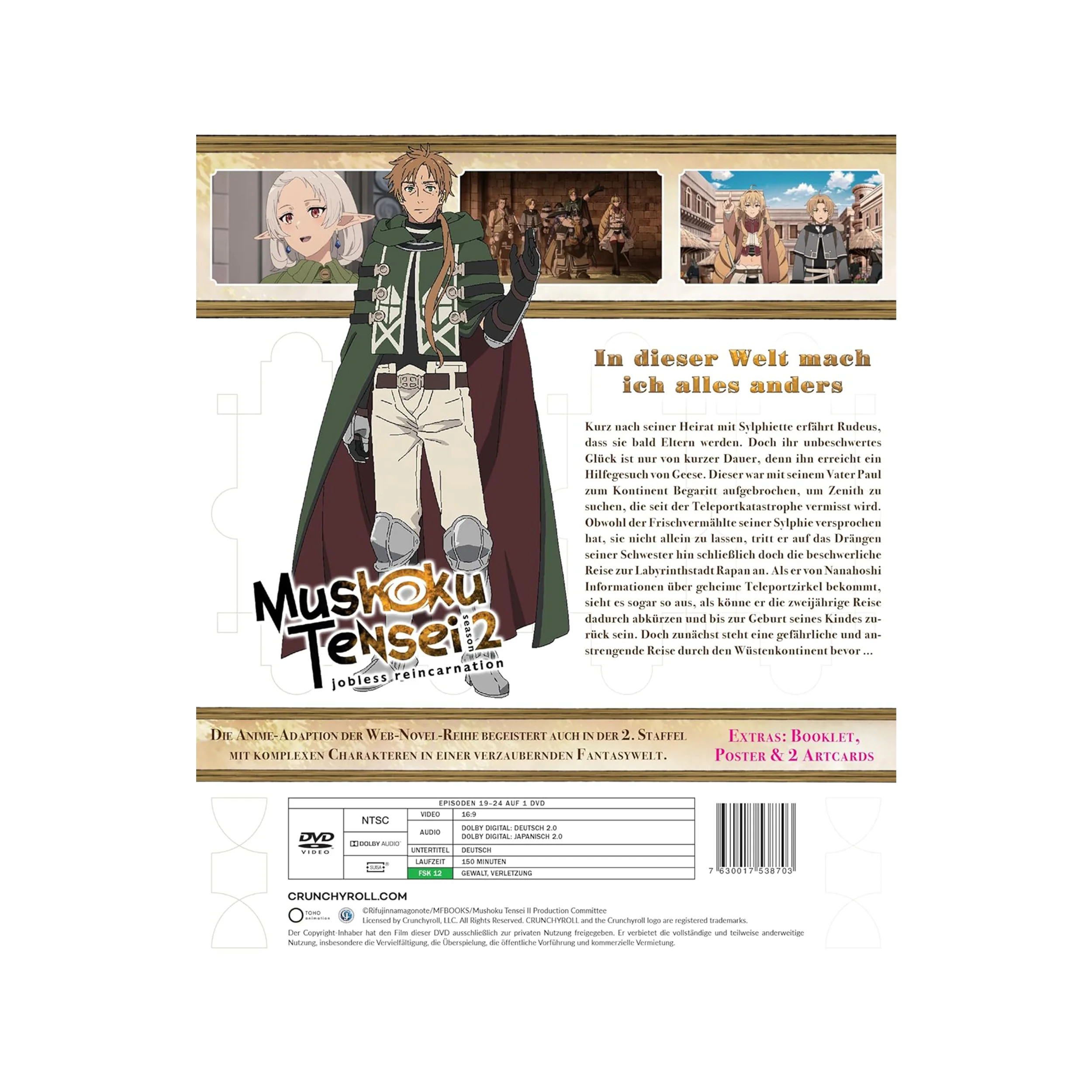 Mushoku Tensei: Jobless Reincarnation - Staffel 2 - Vol. 4 (DVD)