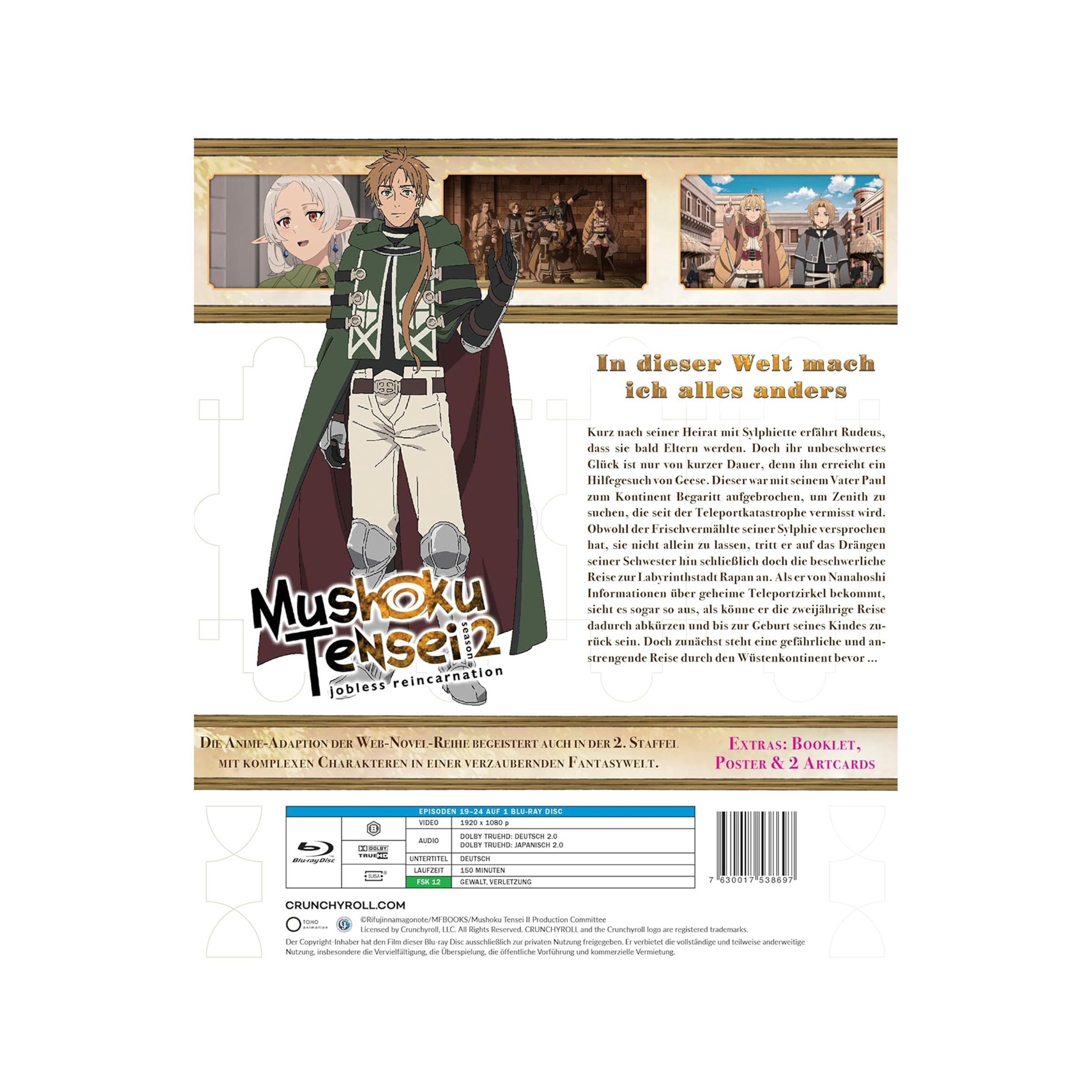 Mushoku Tensei: Jobless Reincarnation - Staffel 2 - Vol. 4 (Blu-ray)