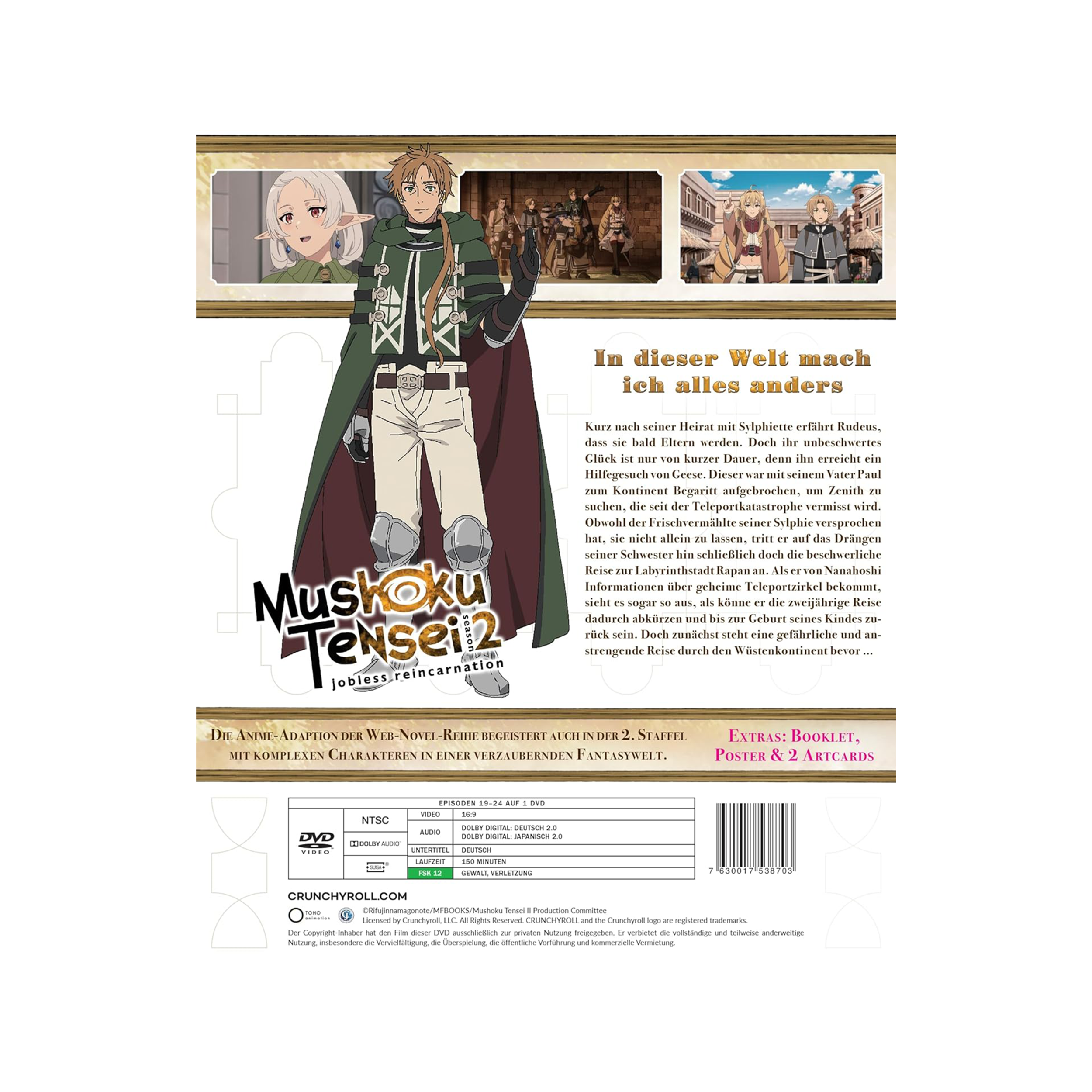 Mushoku Tensei: Jobless Reincarnation - Staffel 2 - Vol. 4 (DVD)
