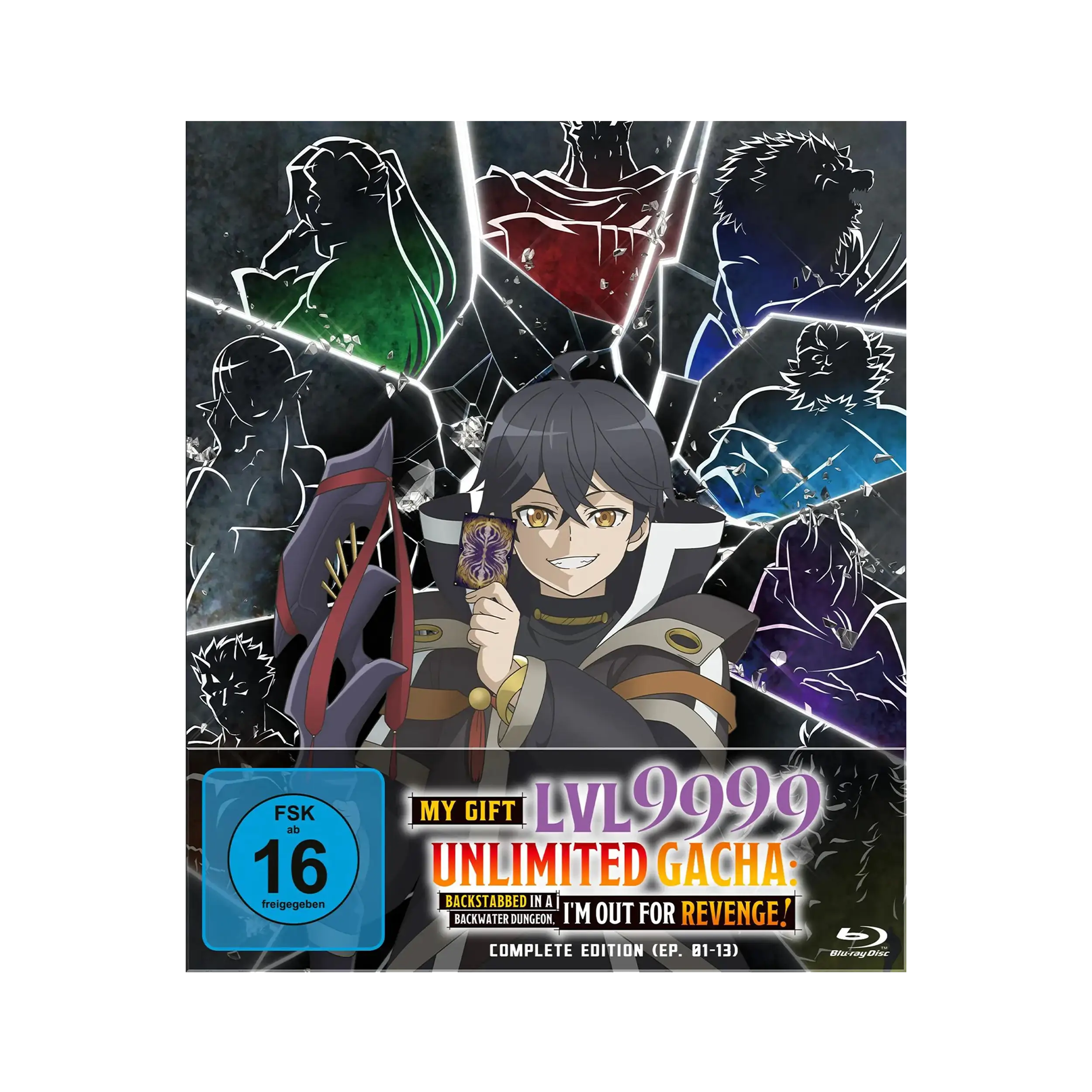 My Gift Lvl 9999 Unlimited Gacha: Backstabbed in a Backwater Dungeon, I’m Out for Revenge! - Gesamtausgabe (Blu-ray)
