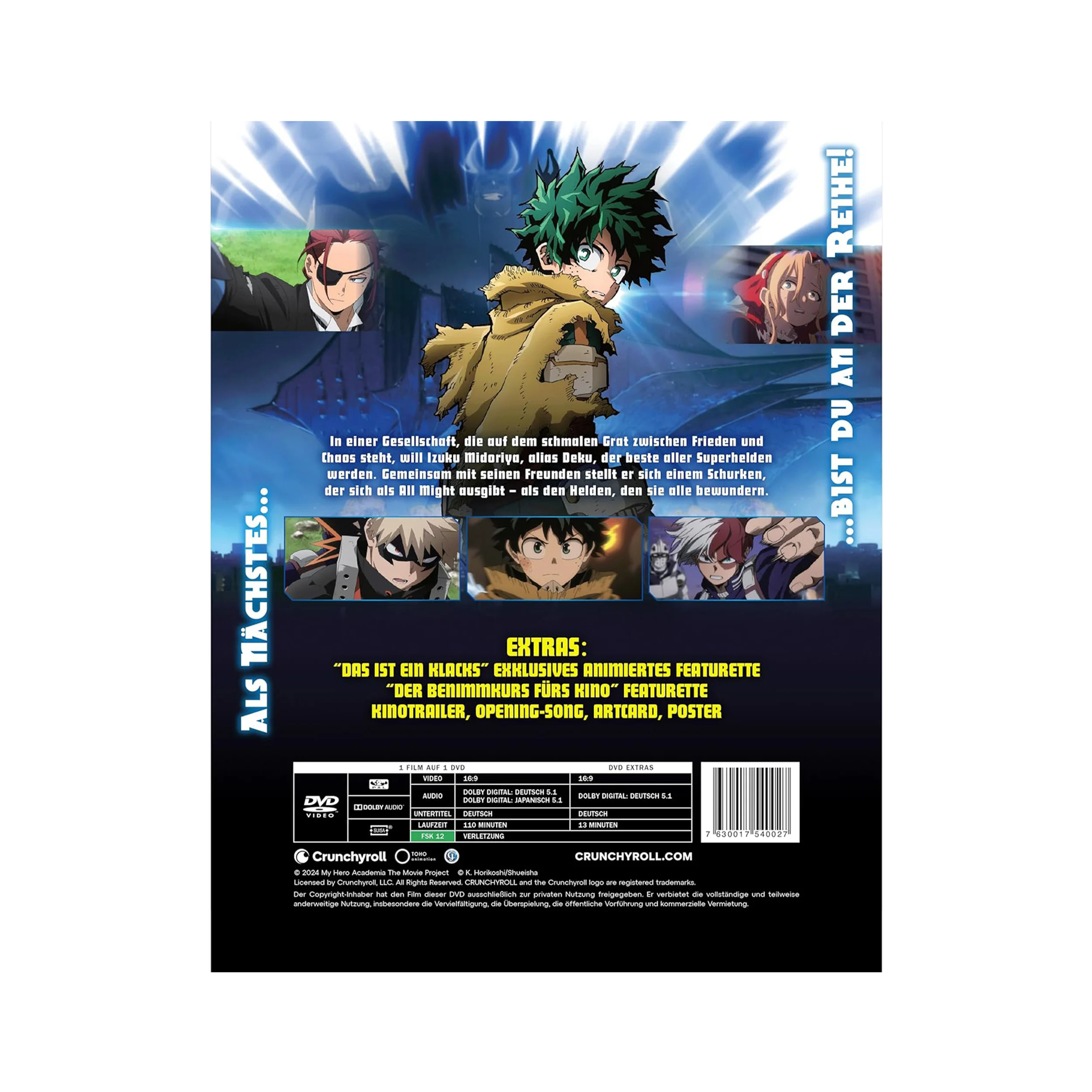 My Hero Academia - The Movie: You’re Next - Limited Edition mit Steelbook (DVD)