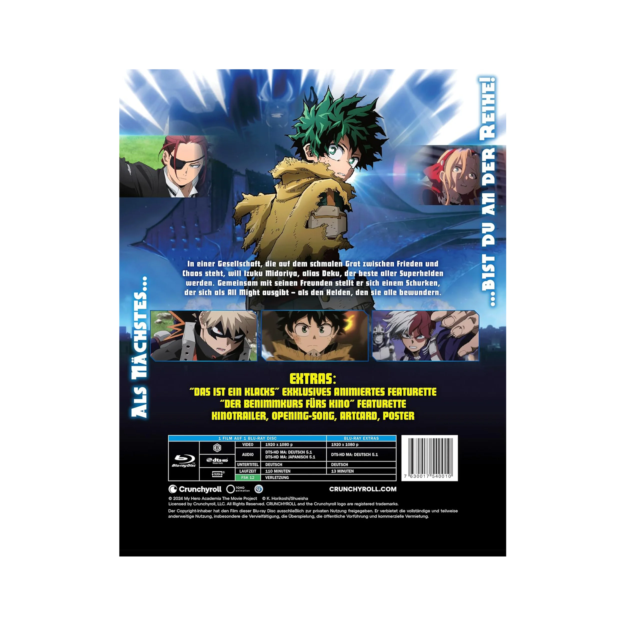 My Hero Academia - The Movie: You’re Next - Limited Edition mit Steelbook (Blu-ray)