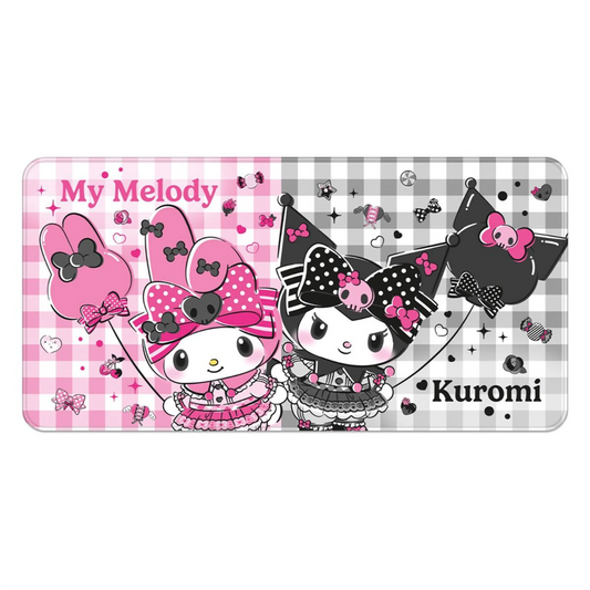 My Melody & Kuromi - Pink Black Party Series - Mousepad (80x40 cm)