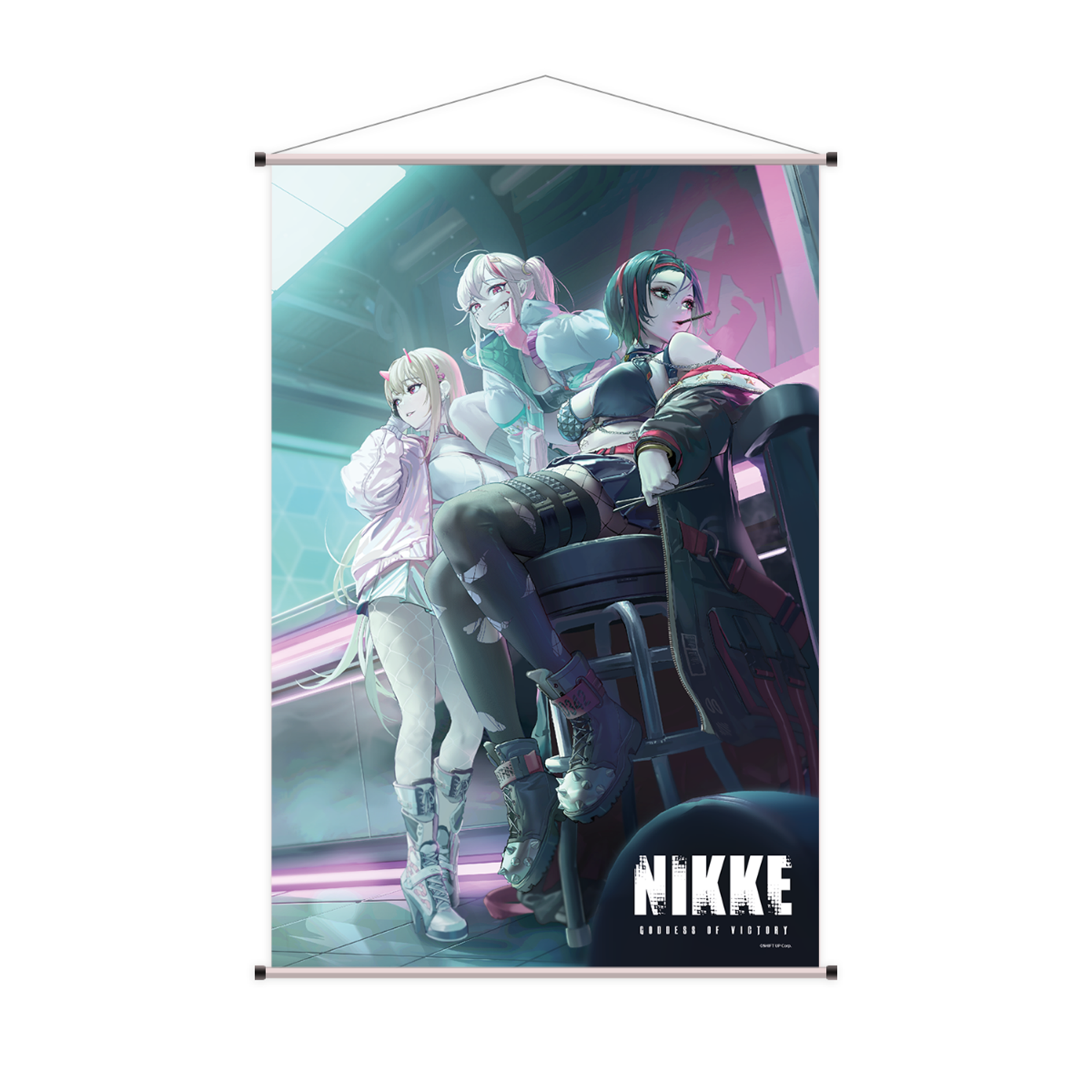 NIKKE: Goddess of Victory - Viper, Jackal & Crow - Wallscroll (60x90cm)
