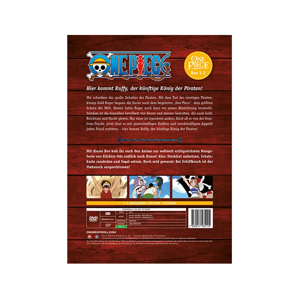 One Piece - Box 1 + 2 - Limited Edition (DVD)
