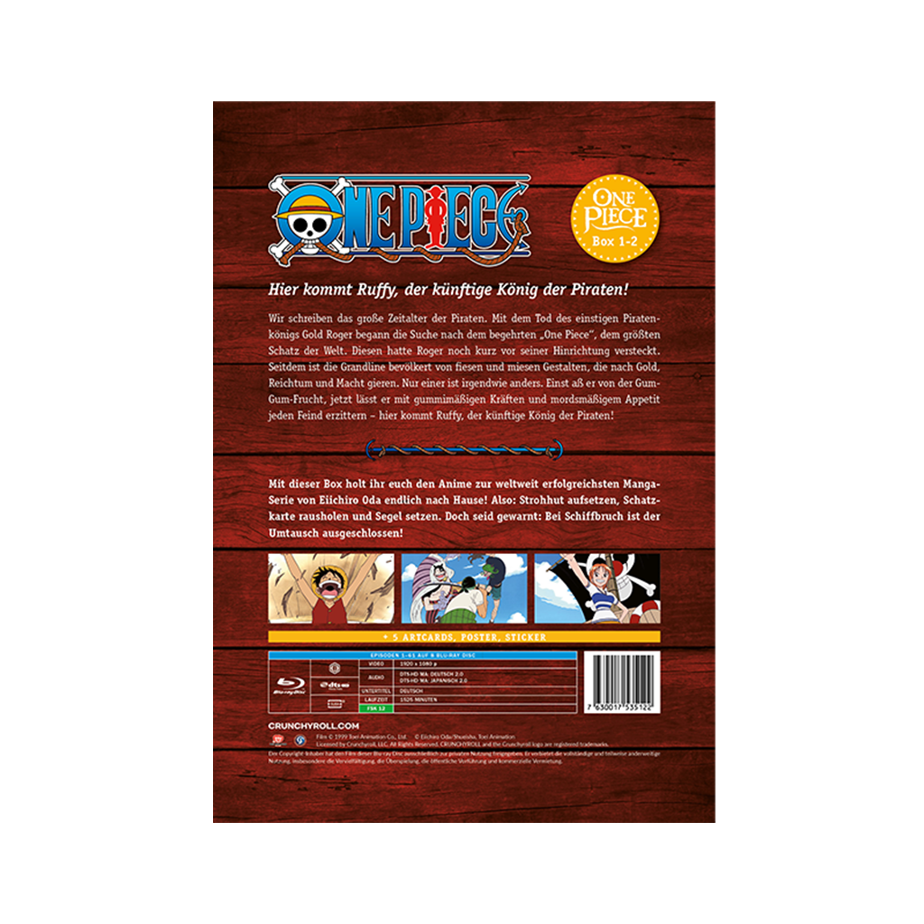 One Piece - Box 1+2 - Limited Edition (Blu-ray)