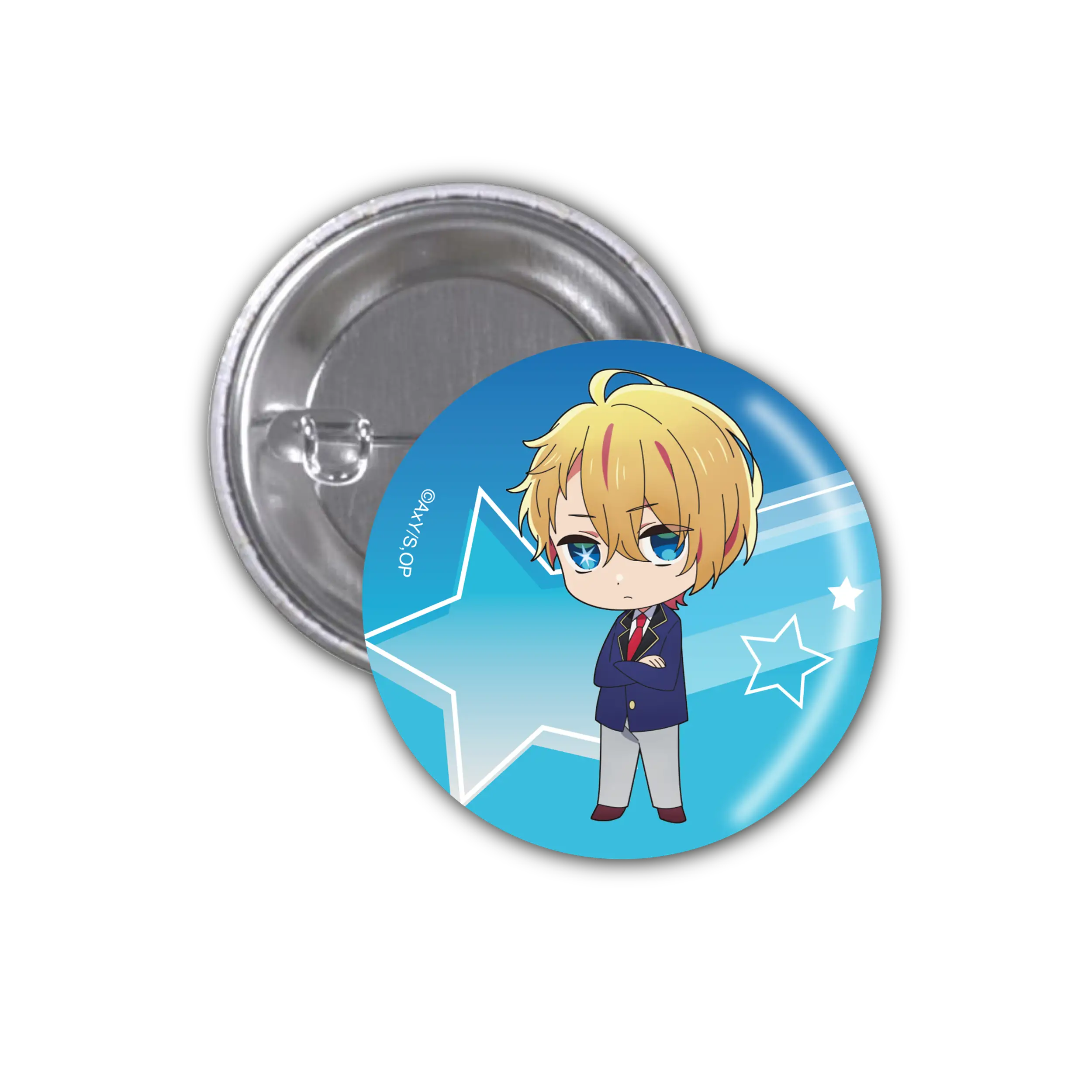 [Oshi No Ko] - [Mein*Star] - Button Aqua