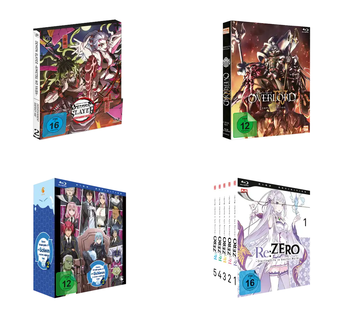 Overlord Blu-ray-Boxset mit detaillierter Kunst und sammelbarer Verpackung.