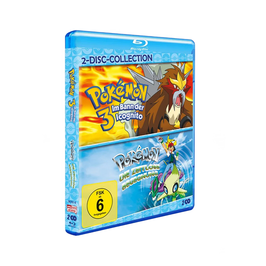 Pokémon 3 / Pokémon 4 - Doppelpack (Blu-ray)