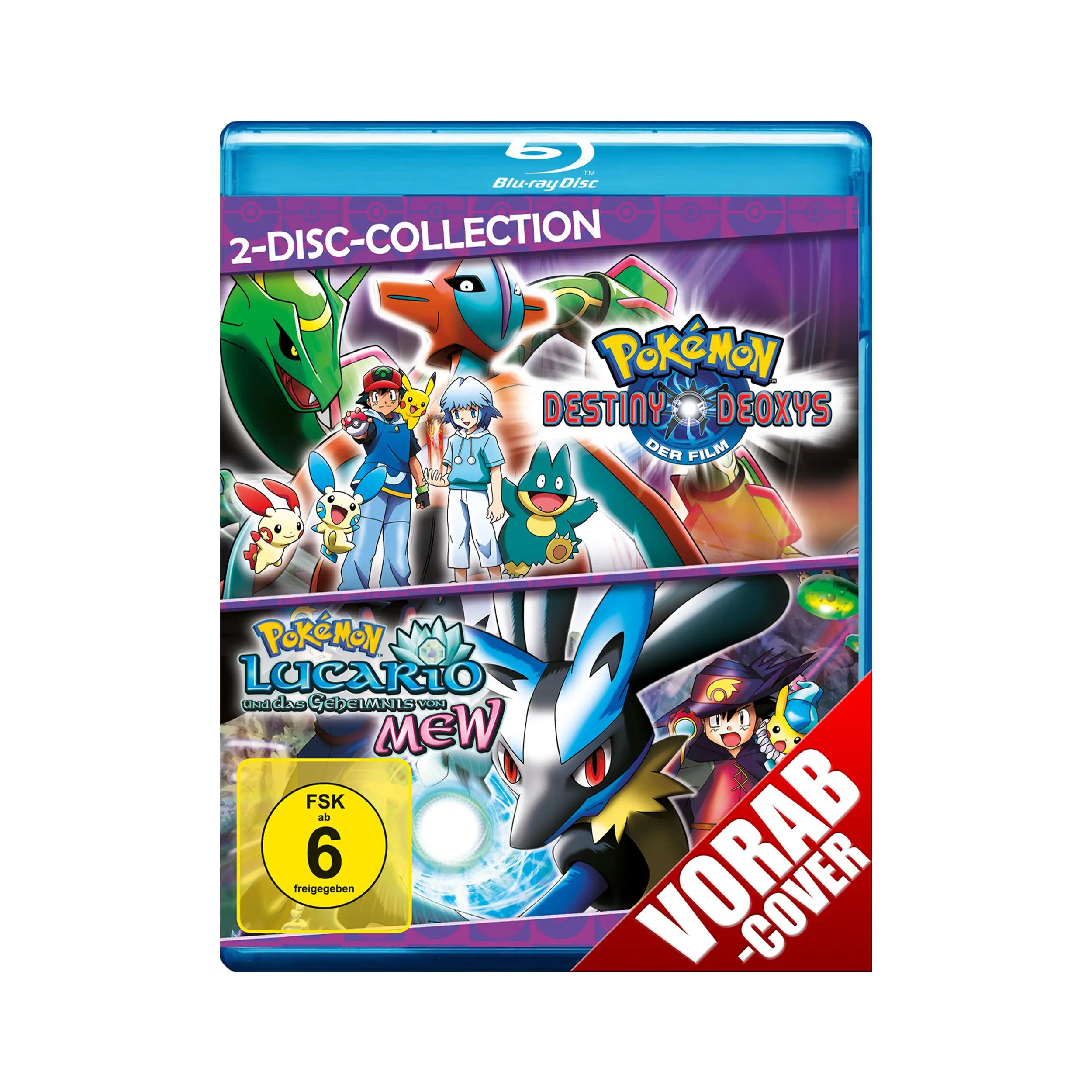 Pokémon 7: Destiny Deoxys / Pokémon 8: Lucario und  das Geheimnis von Mew - Doppelpack (Blu-ray)