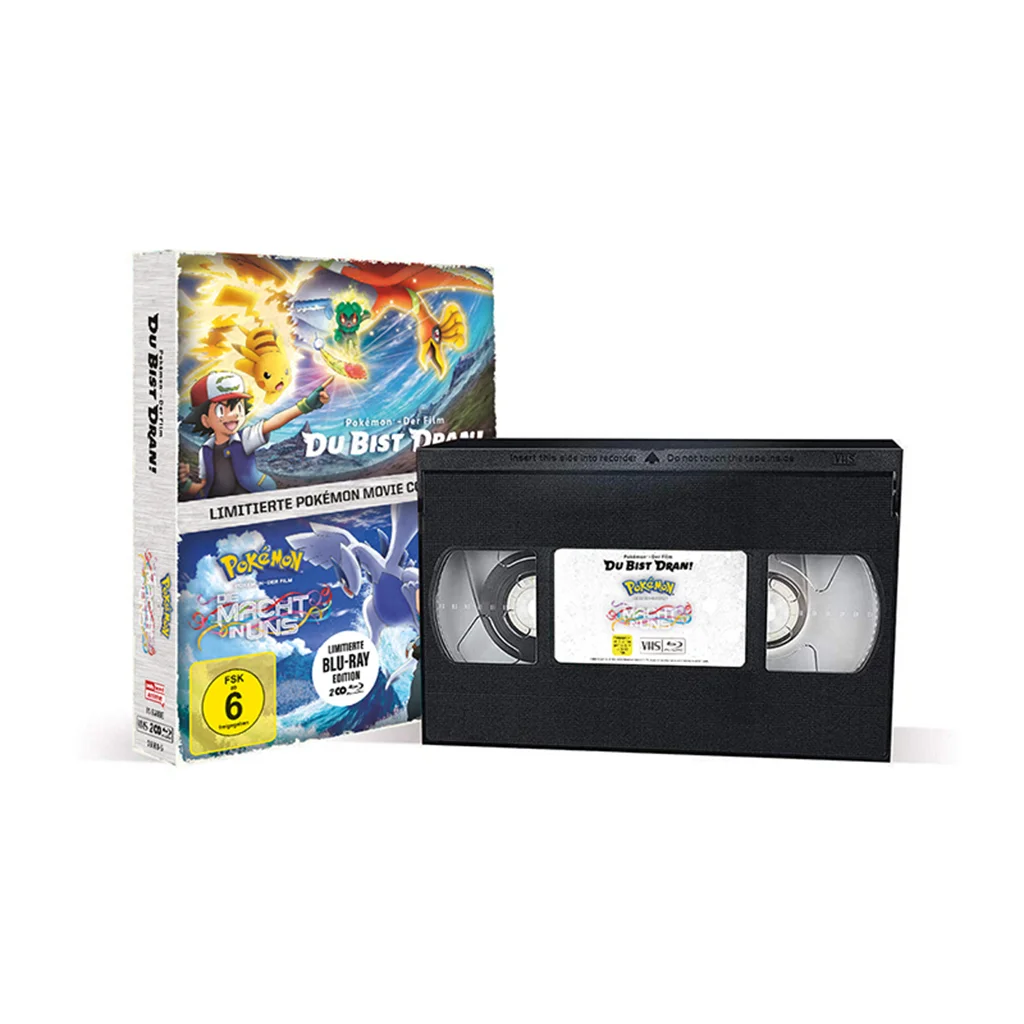 Pokémon Movie Collection - Film 20 & 21 im VHS Retro-Design (Blu-ray)