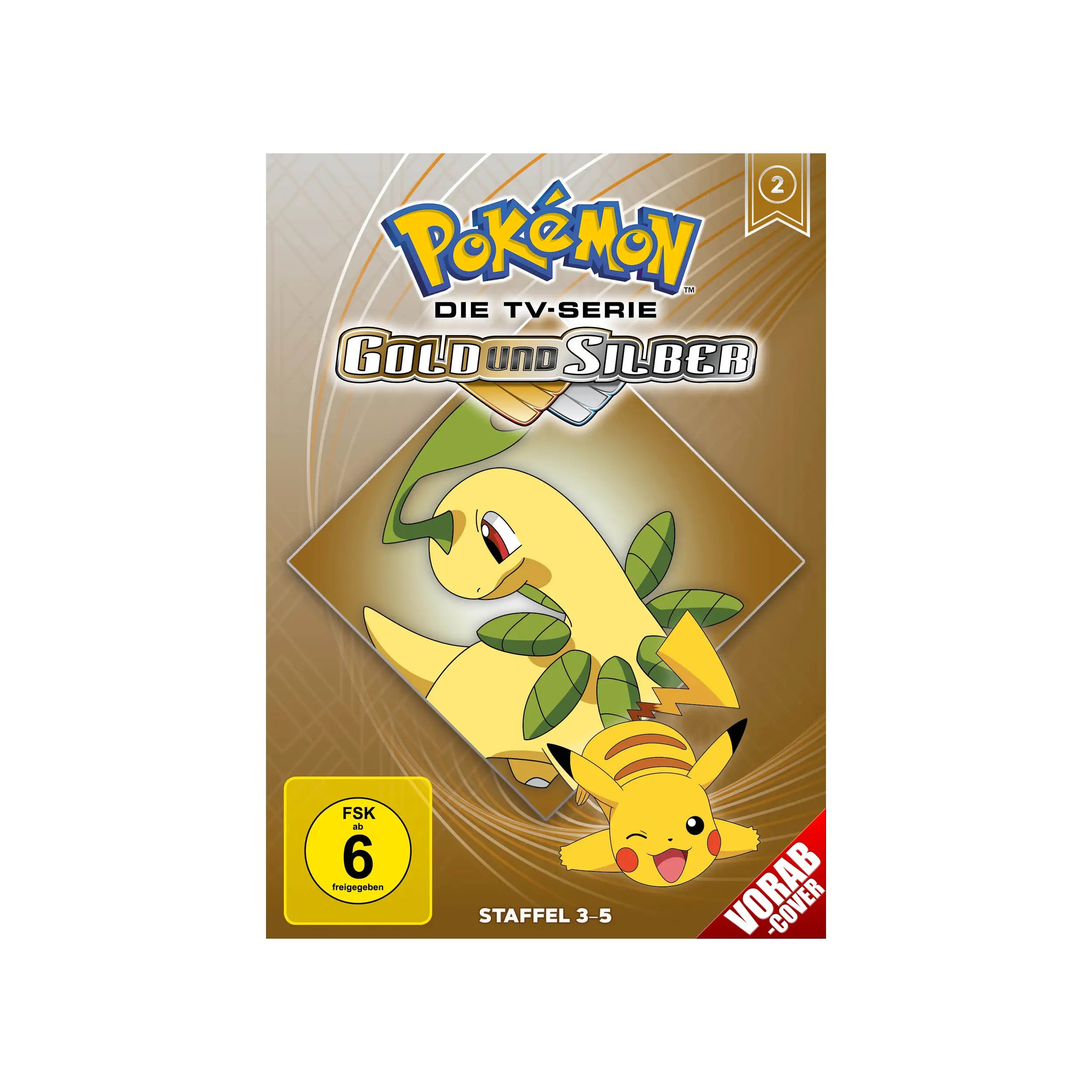 Pokémon - Season 3-5: Gold & Silber (DVD)