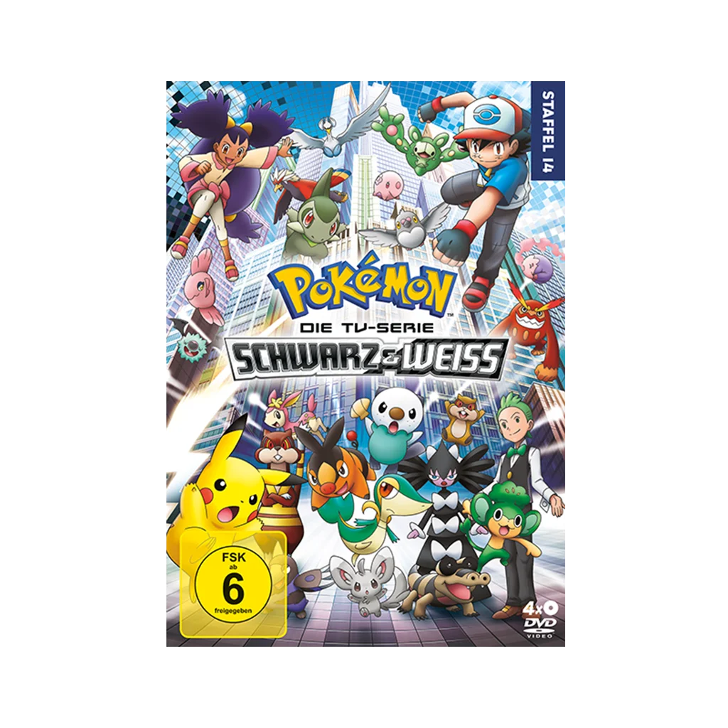 Pokémon - Staffel 14: Schwarz & Weiß (DVD)