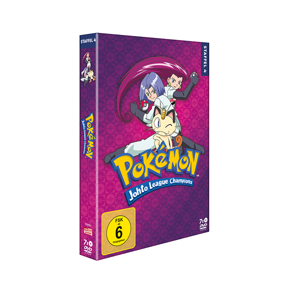 Pokémon - Staffel 4: Die Johto Liga Champions (DVD)