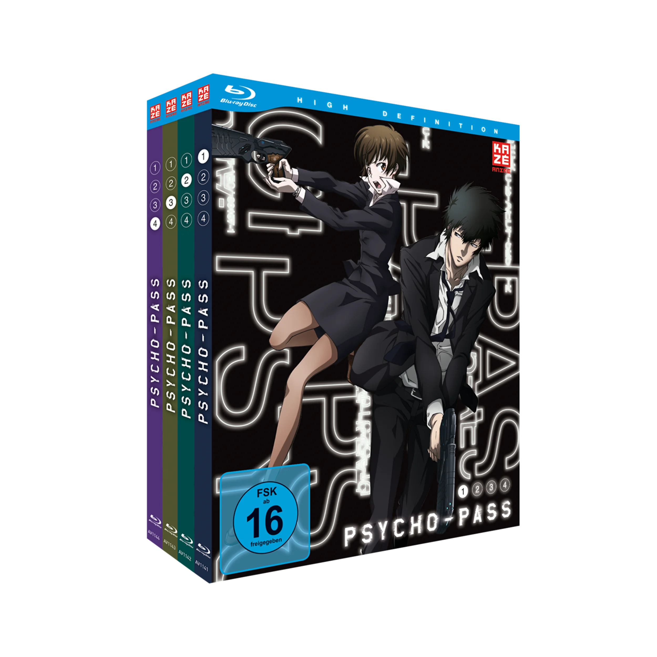 Psycho-Pass - Staffel 1 - Gesamtausgabe - Bundle mit Vol. 1-4 (Blu-ray)