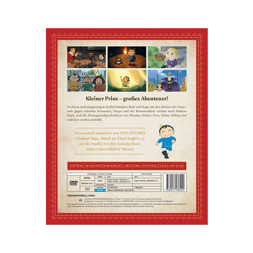 Ranking of Kings: The Treasure Chest of Courage - Staffel 2 - Gesamtausgabe (DVD)
