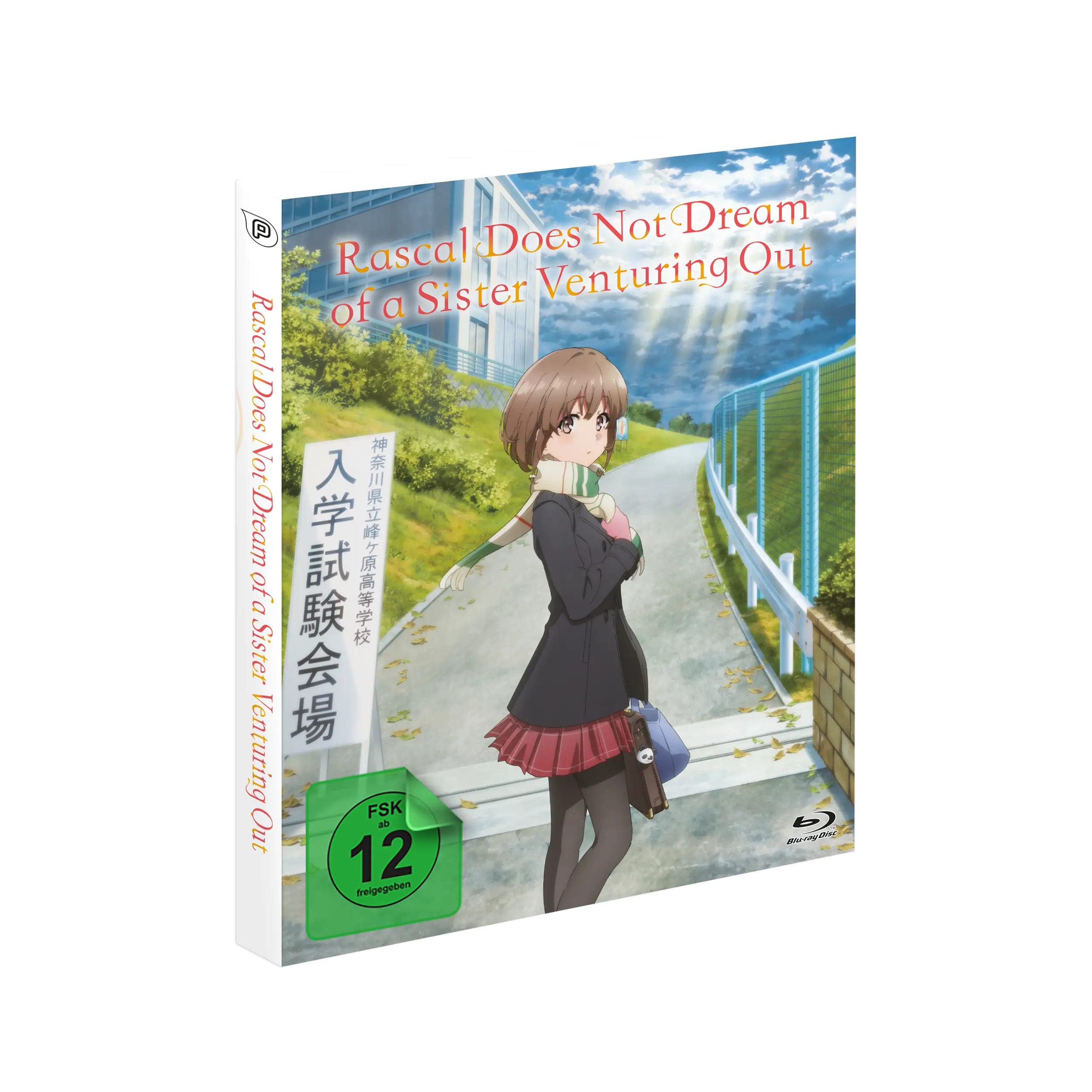 2018 Anime Blu-ray-Hülle Rascal Does Not Dream of a Sister Venturing Out mit Mädchen in rot-schwarzem Kleid und Eiswaffel