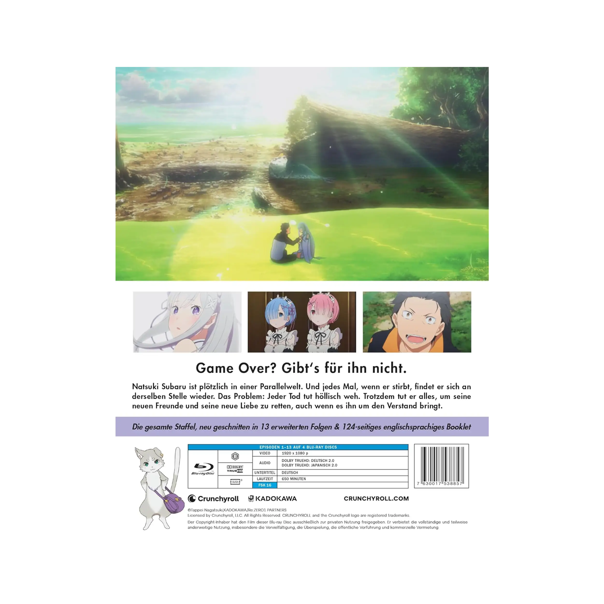 Re:ZERO - Starting Life in Another World - Gesamtausgabe - Steelbook (Blu-ray) - Director´s Cut - Limited Edition