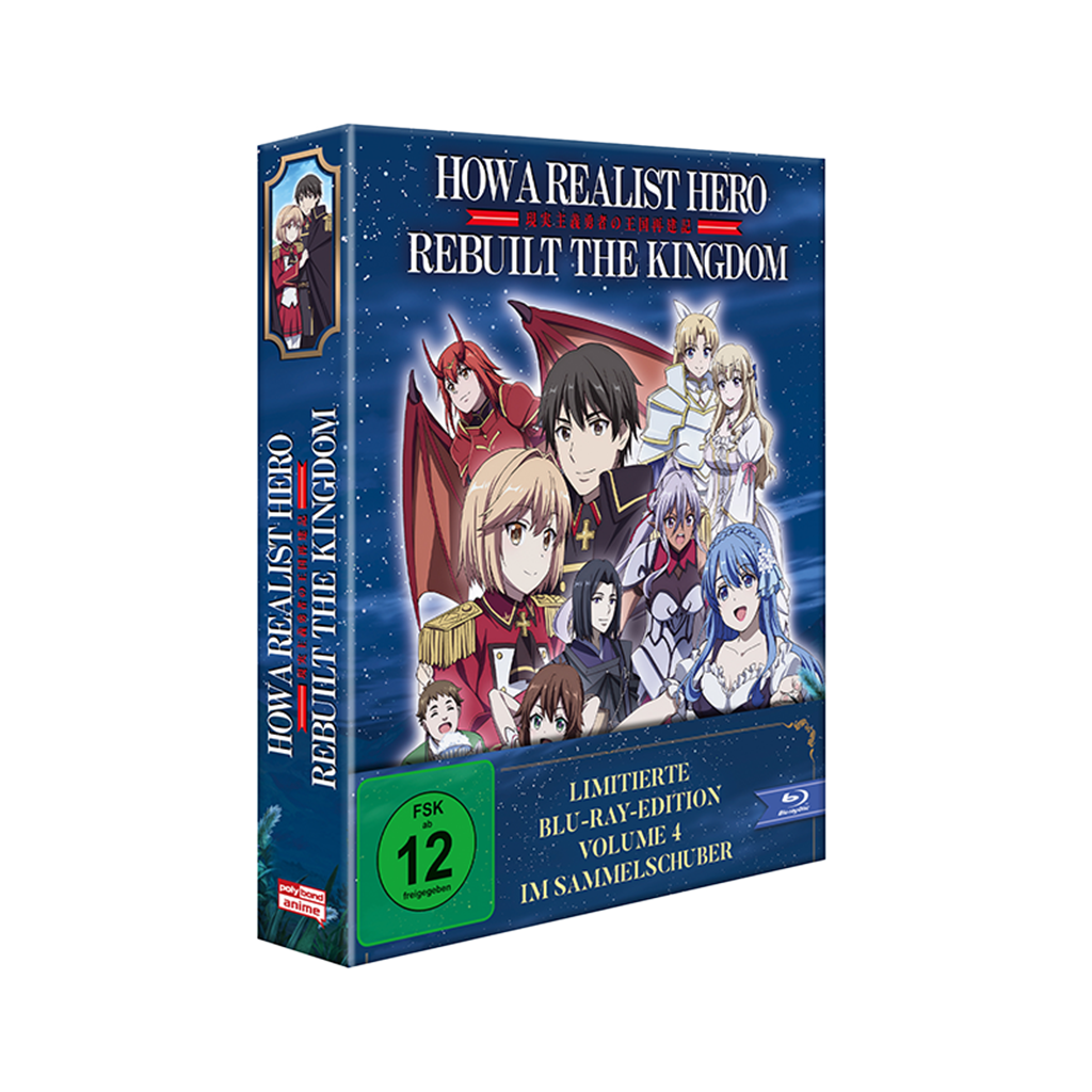 How a Realist Hero Rebuilt the Kingdom - Vol. 4 mit Sammelschuber (Blu-ray)